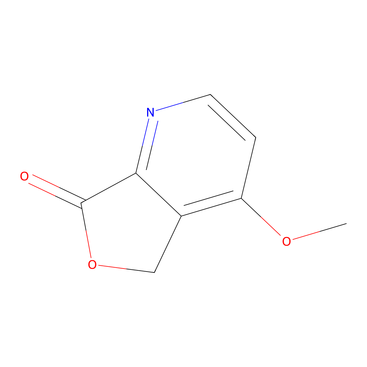 4-methoxyfuro[3,4-b]pyridin-7(5H)-one molecular structure, CAS 500779-33-9