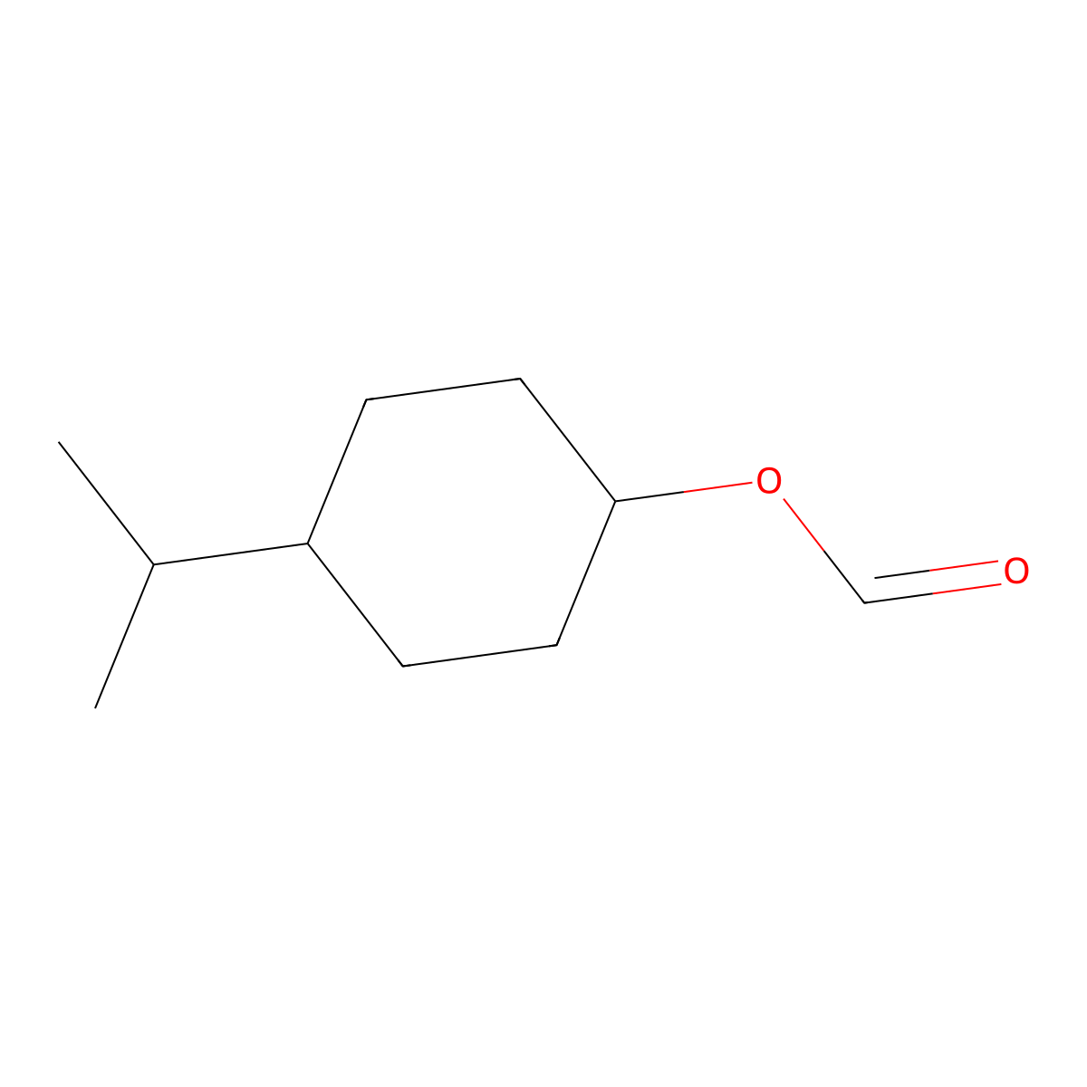 (4-Propan-2-ylcyclohexyl) formate molecular structure, CAS 500786-86-7