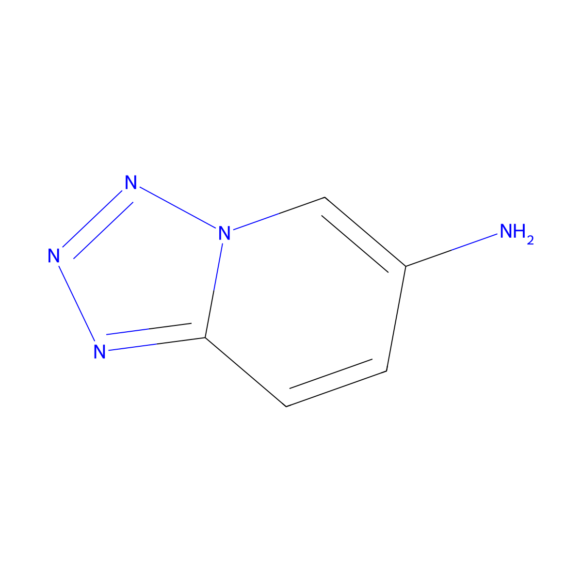 [1,2,3,4]Tetrazolo[1,5-a]pyridin-6-amine molecular structure, CAS 500787-45-1