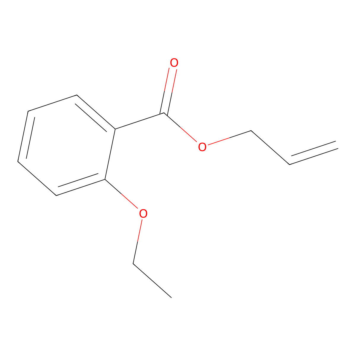 Allyl 2-ethoxybenzoate molecular structure, CAS 500787-90-6