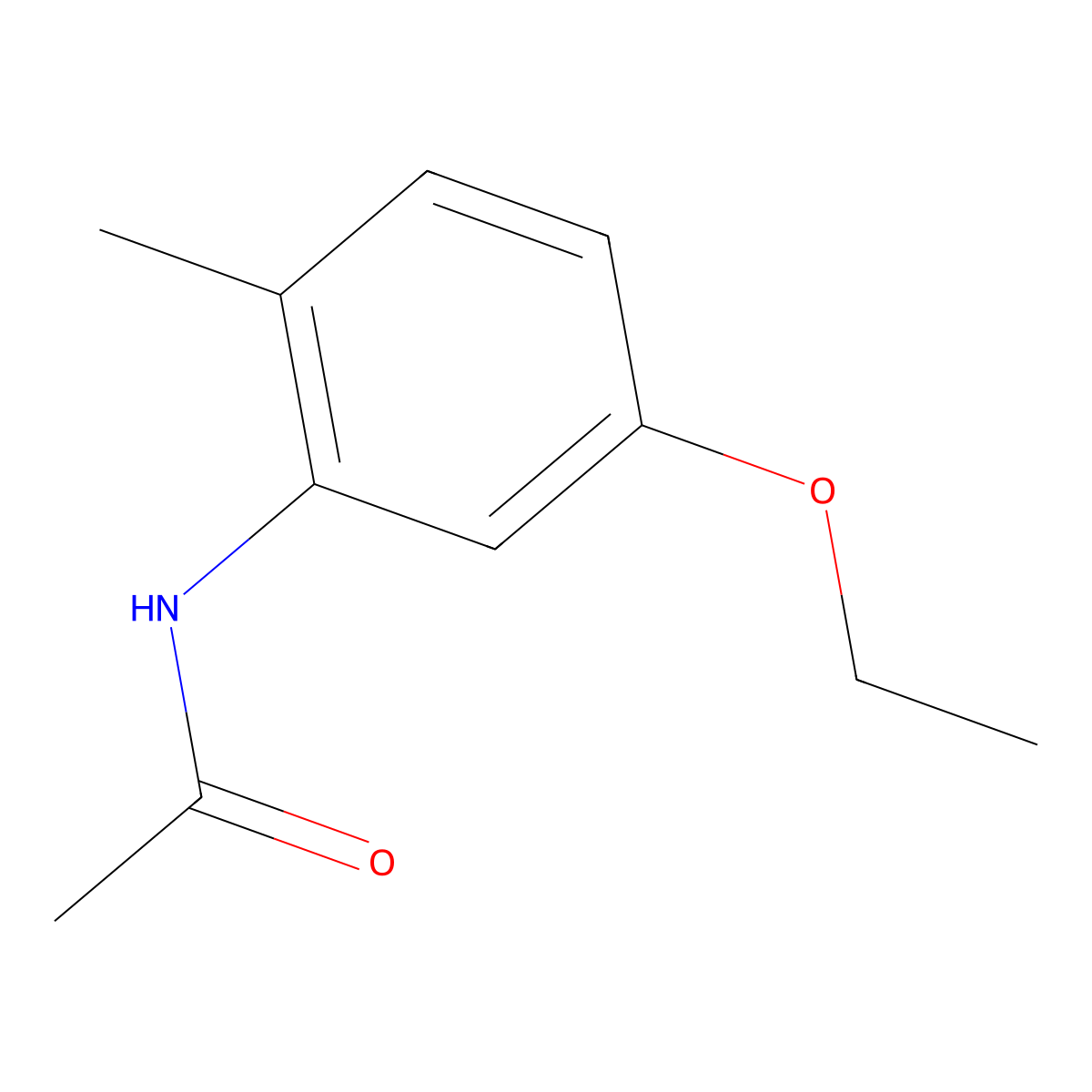 N-(5-ethoxy-2-methylphenyl)acetamide molecular structure, CAS 500798-20-9