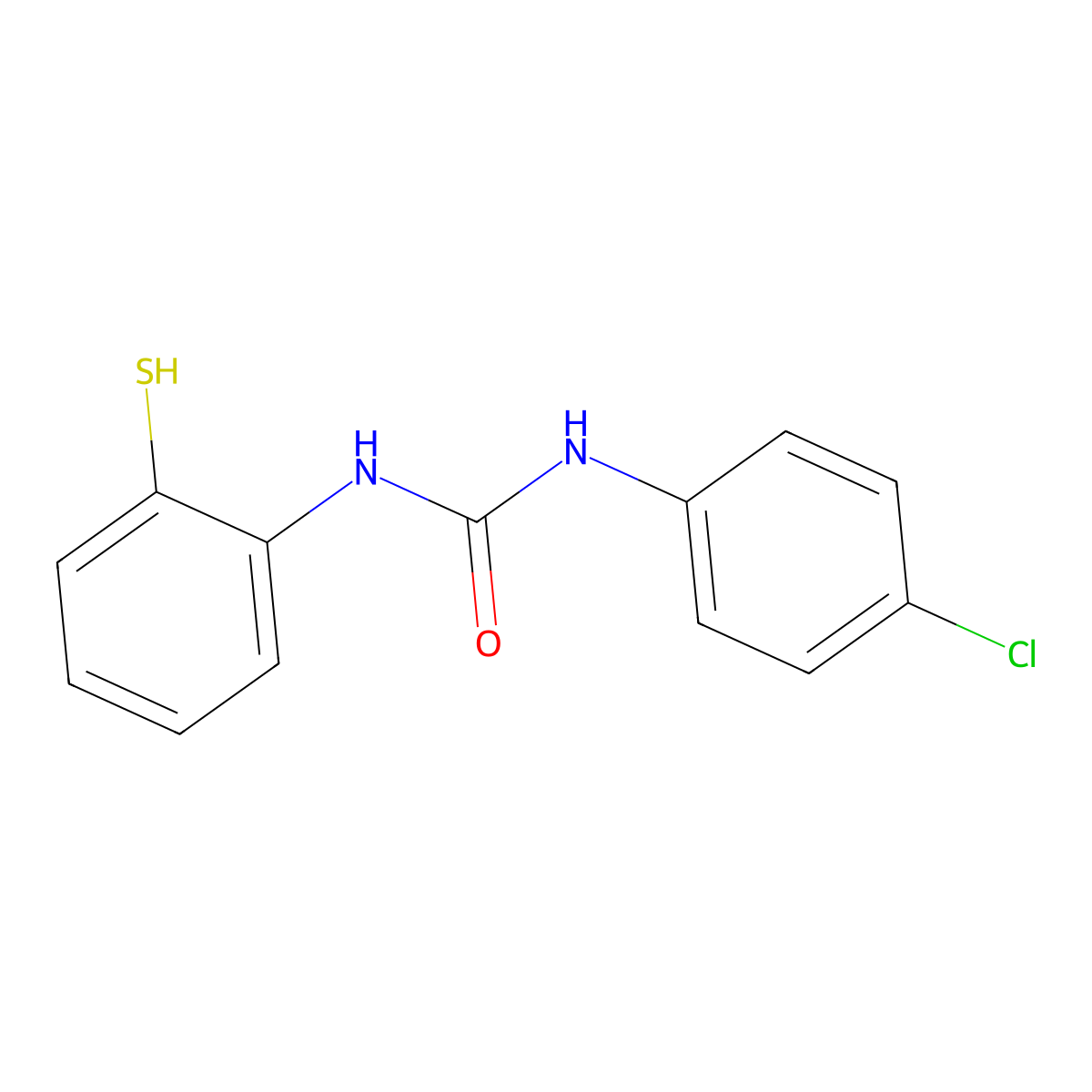 N-(4-Chlorophenyl)-N'-(2-sulfanylphenyl)urea molecular structure, CAS 500862-44-2
