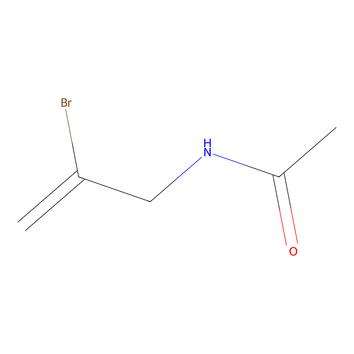 N-(2-Bromoallyl)acetamide molecular structure, CAS 500882-05-3