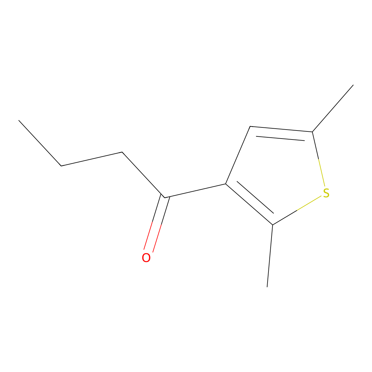 1-(2,5-Dimethylthiophen-3-yl)butan-1-one molecular structure, CAS 500891-66-7