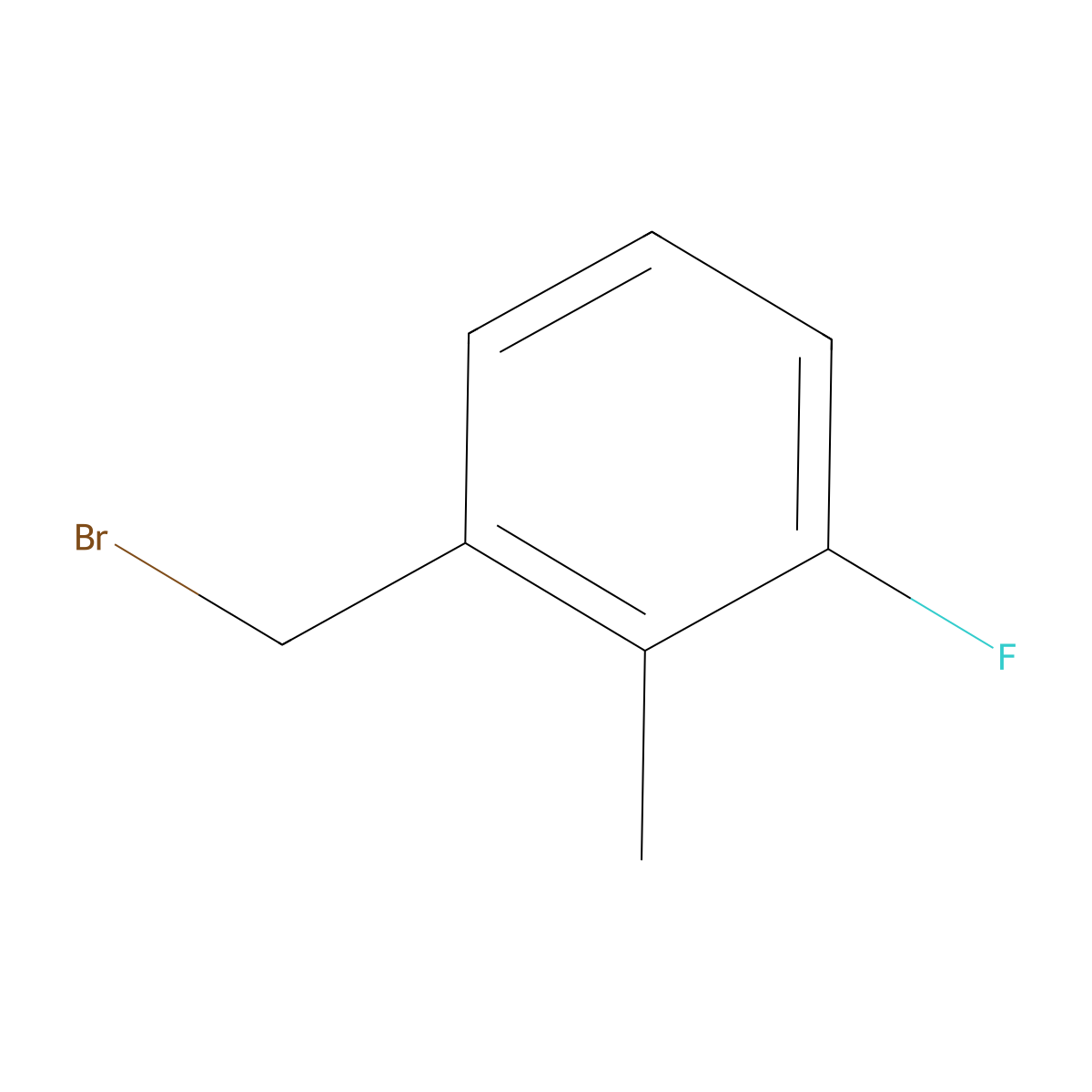 3-Fluoro-2-methylbenzyl bromide molecular structure, CAS 500912-14-1