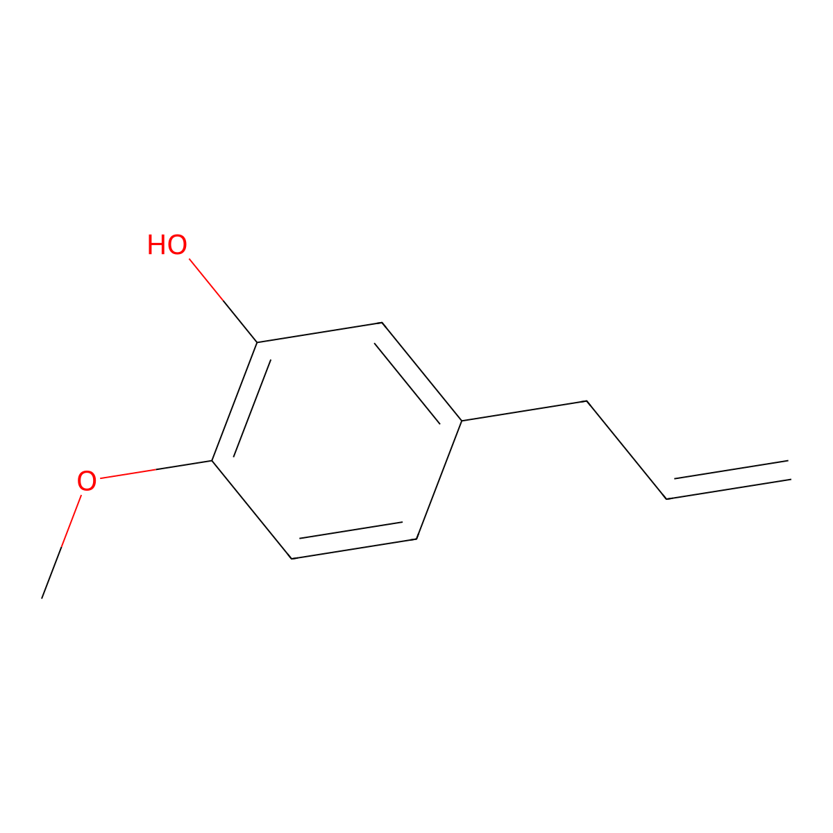 Chavibetol molecular structure, CAS 501-19-9