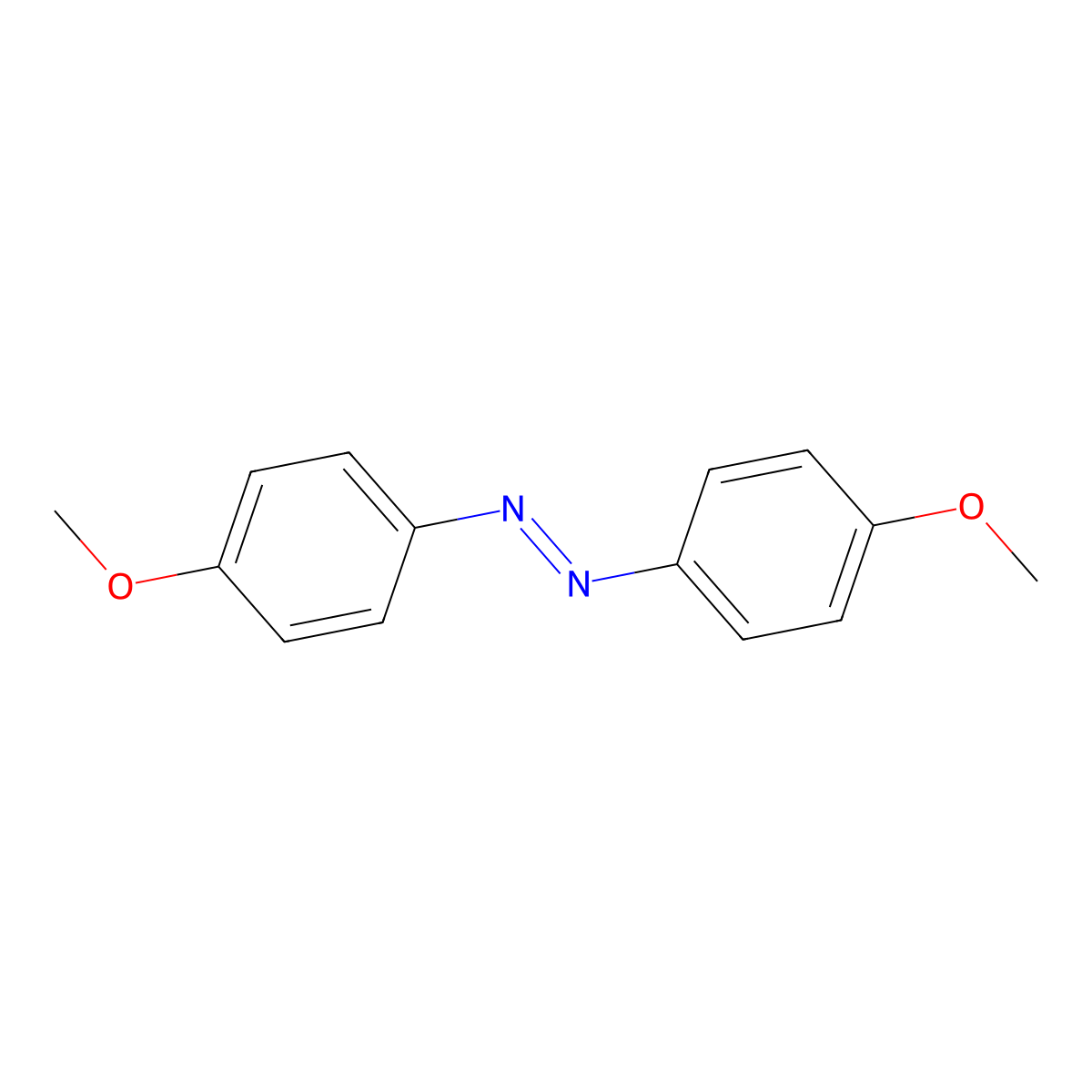 4,4'-Azodianisole molecular structure, CAS 501-58-6