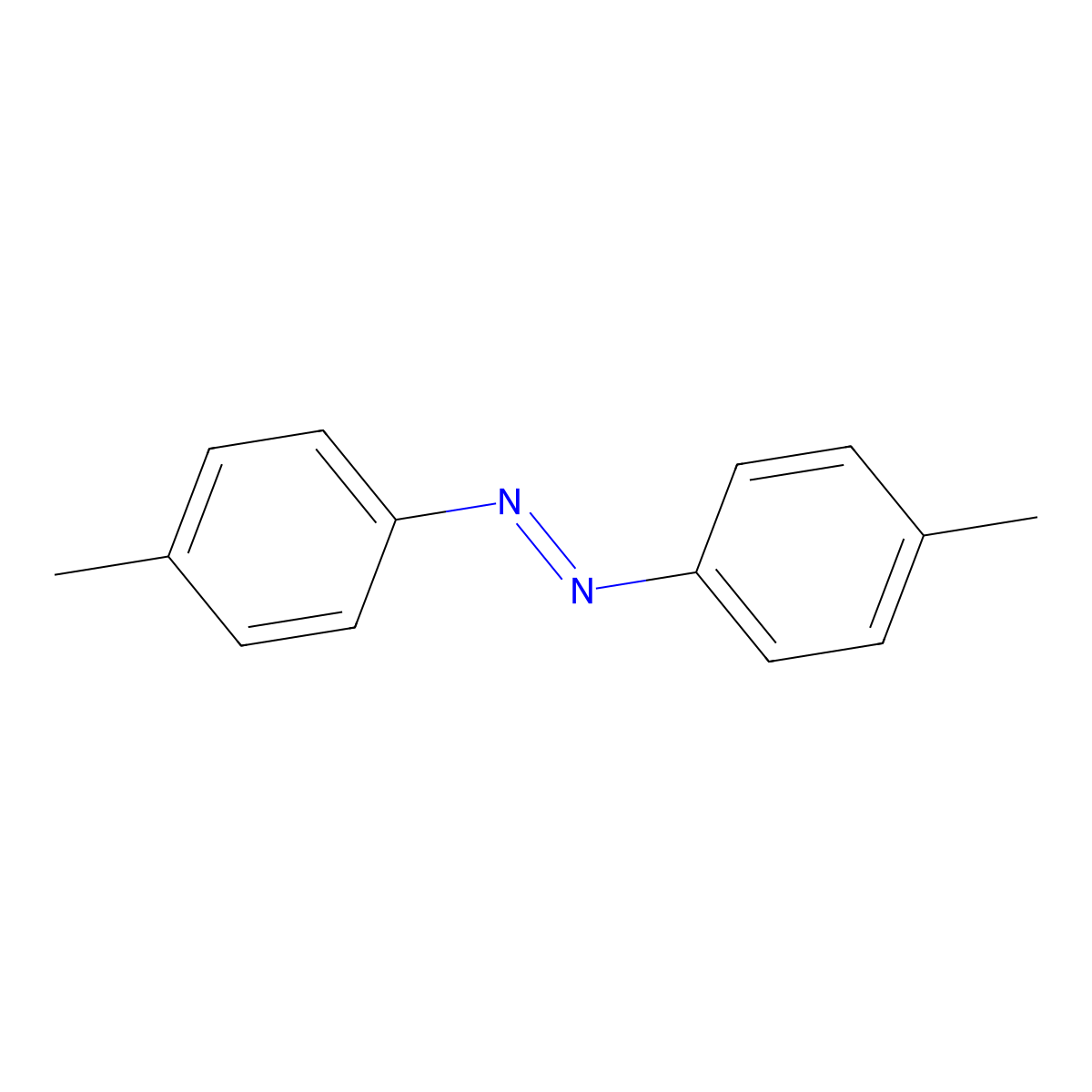 4,4'-Dimethylazobenzene molecular structure, CAS 501-60-0