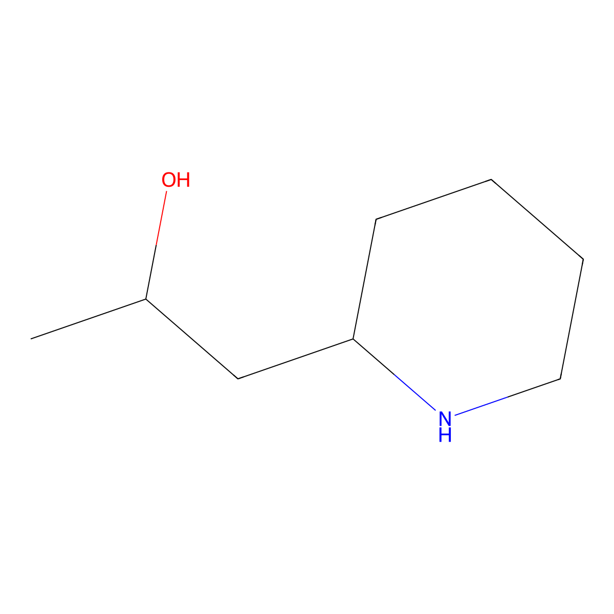 Sedridine molecular structure, CAS 501-83-7