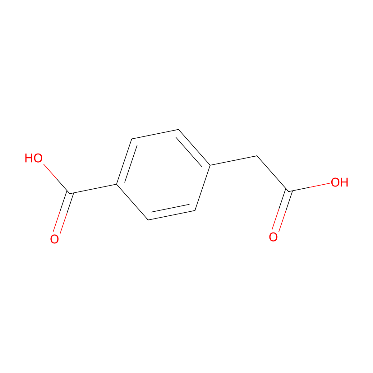 4-(Carboxymethyl)benzoic Acid molecular structure, CAS 501-89-3