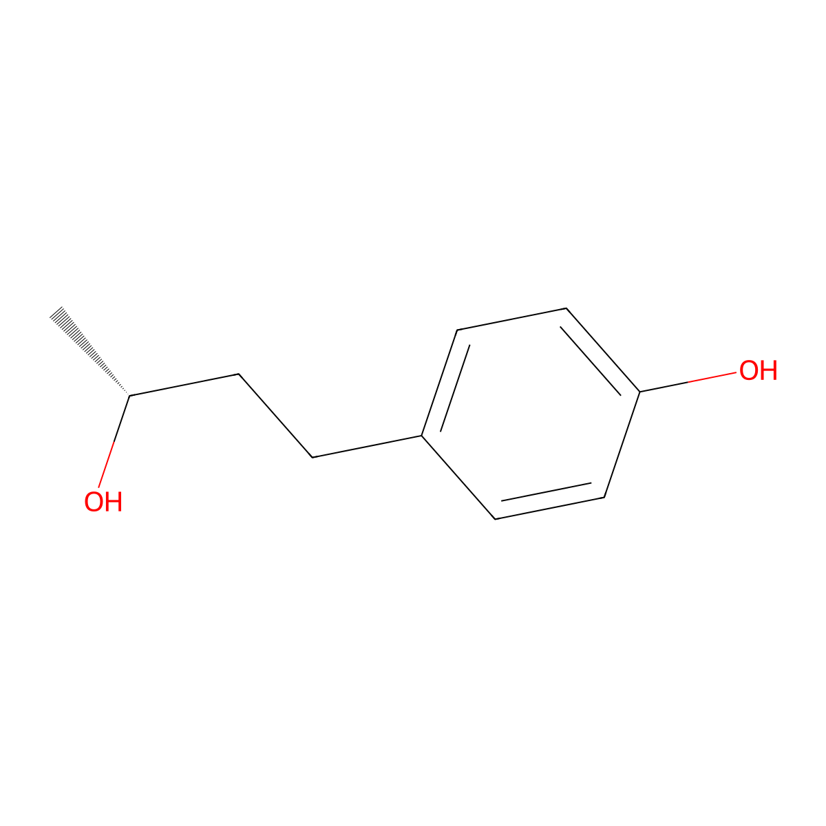 (alphaR)-4-Hydroxy-alpha-methylbenzenepropanol molecular structure, CAS 501-96-2