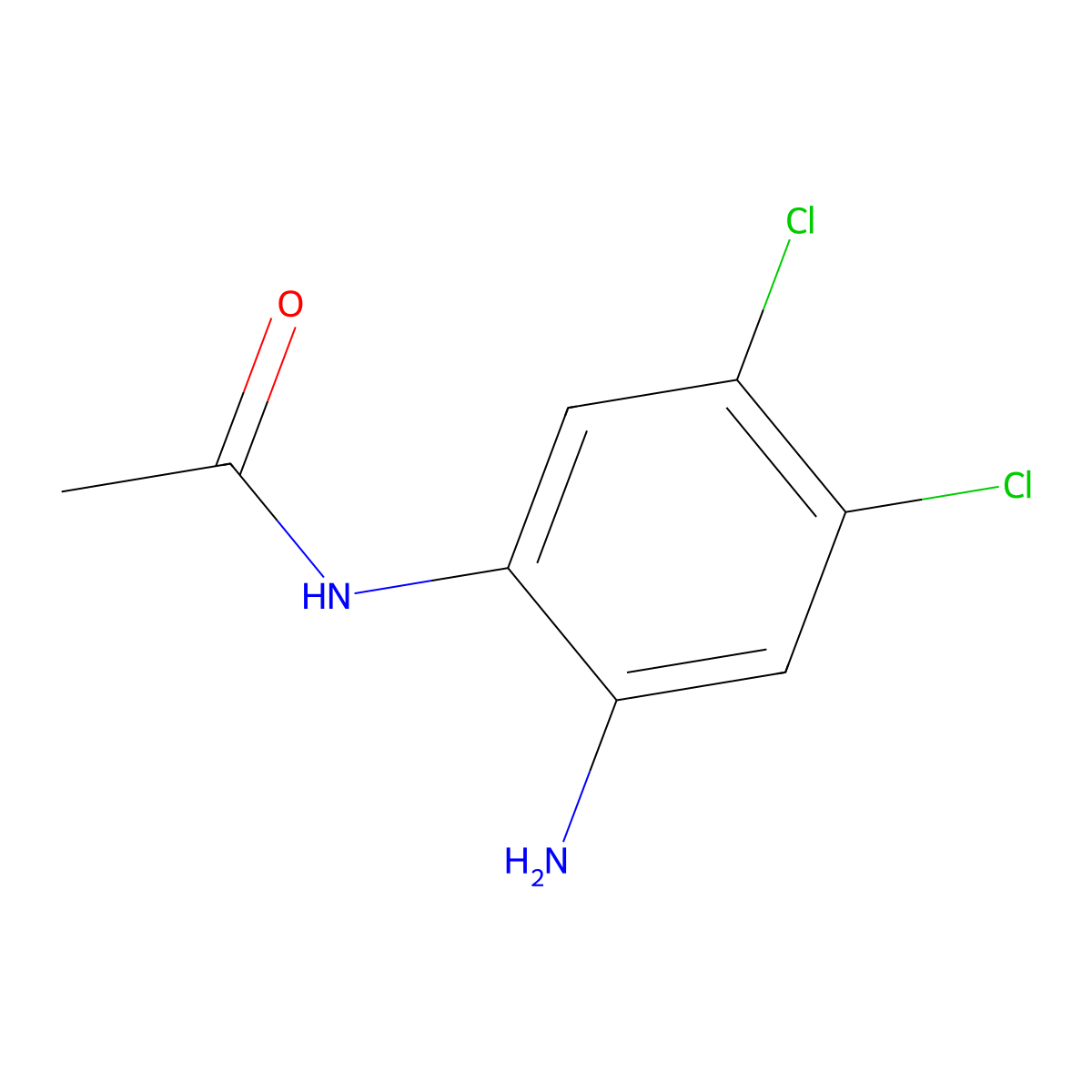 N-(2-Amino-4,5-dichlorophenyl)acetamide molecular structure, CAS 501076-48-8