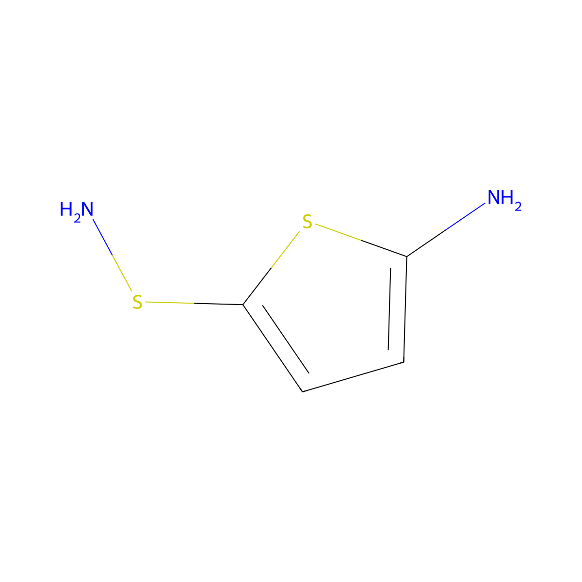5-amino-2-Thiophenesulfenamide molecular structure, CAS 501094-76-4