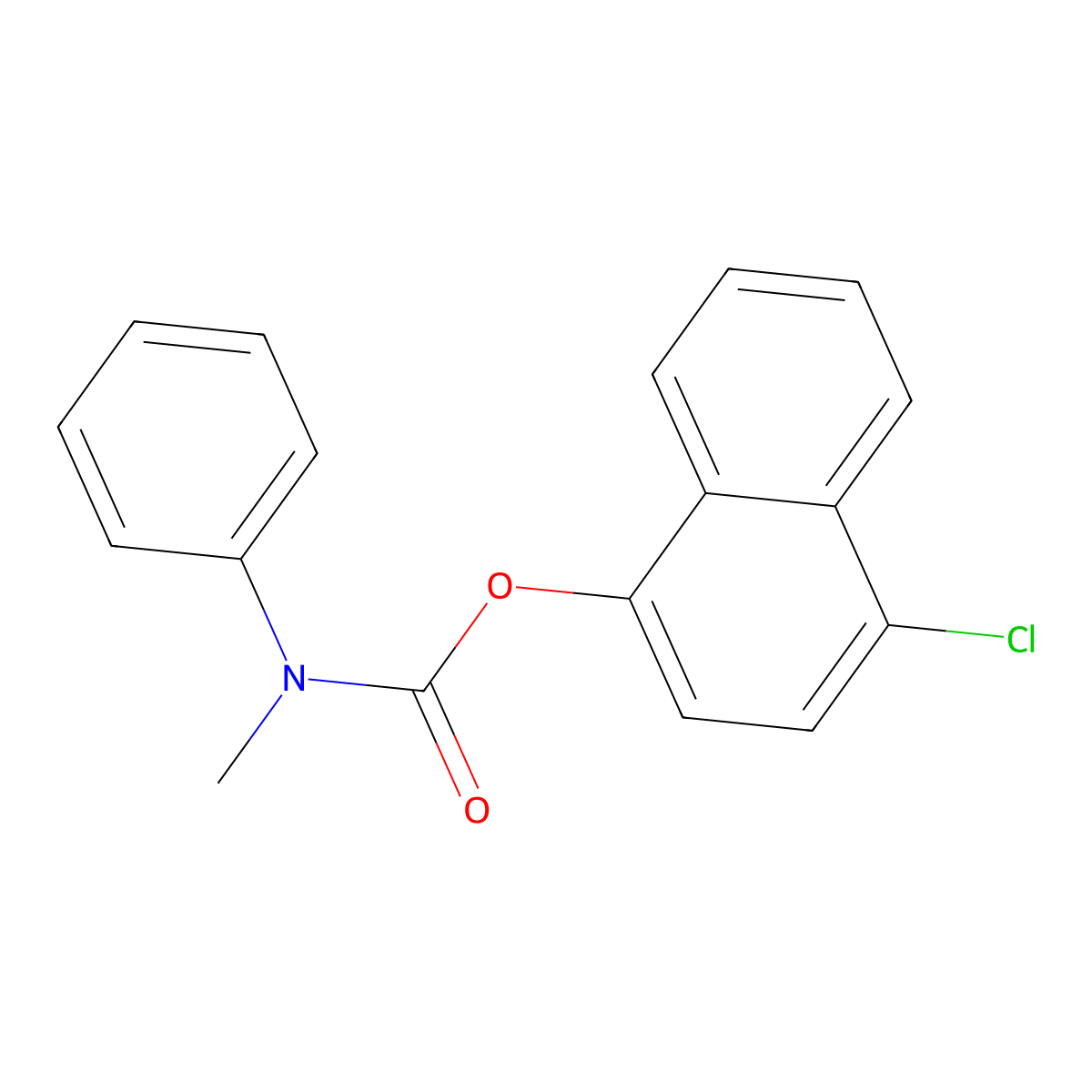 (4-chloronaphthyloxy)-N-methyl-N-benzamide molecular structure, CAS 501104-77-4
