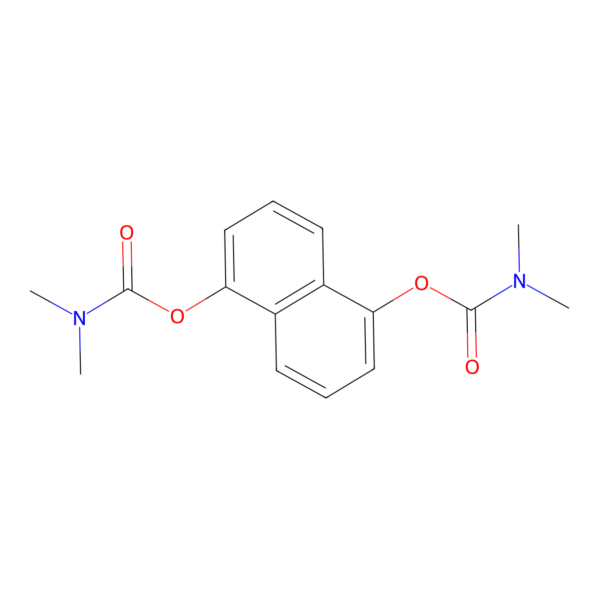 5-[(dimethylcarbamoyl)oxy]naphthalen-1-yl N,N-dimethylcarbamate molecular structure, CAS 501104-83-2