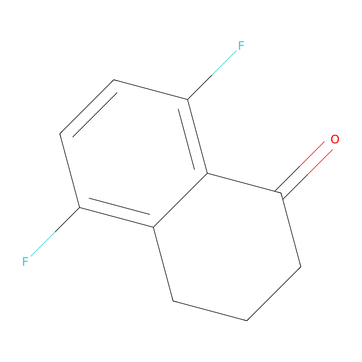 5,8-Difluoro-3,4-dihydronaphthalen-1(2H)-one molecular structure, CAS 501373-03-1