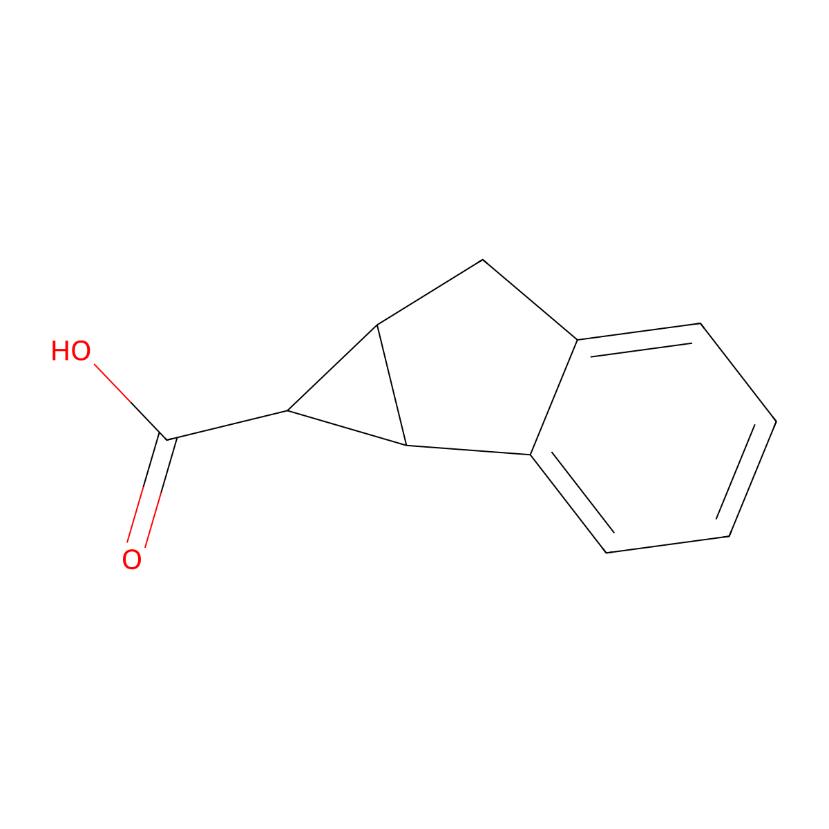 1H,1aH,6H,6aH-cyclopropa[a]indene-1-carboxylic acid molecular structure, CAS 501418-06-0