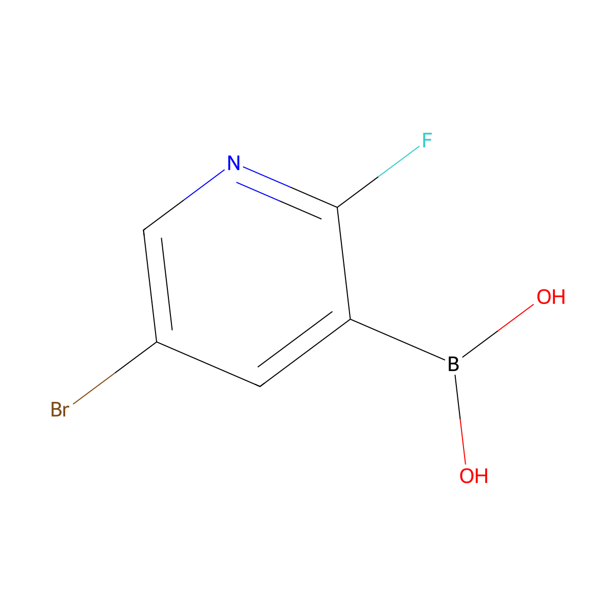 5-Bromo-2-fluoropyridine-3-boronic Acid (contains varying amounts of Anhydride) molecular structure, CAS 501435-91-2