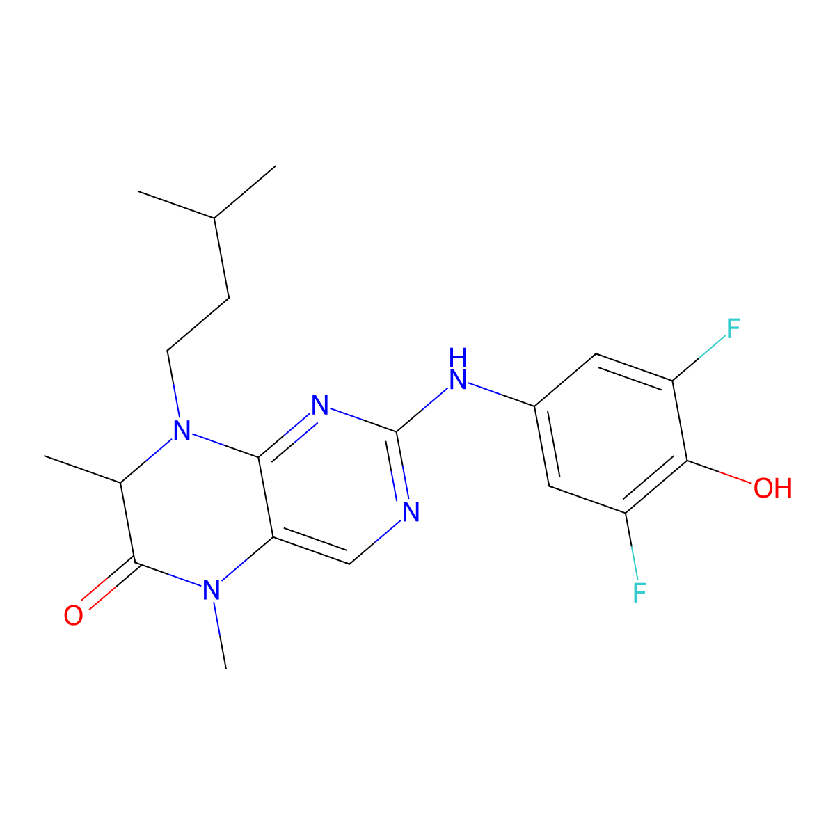 BI-D1870 molecular structure, CAS 501437-28-1