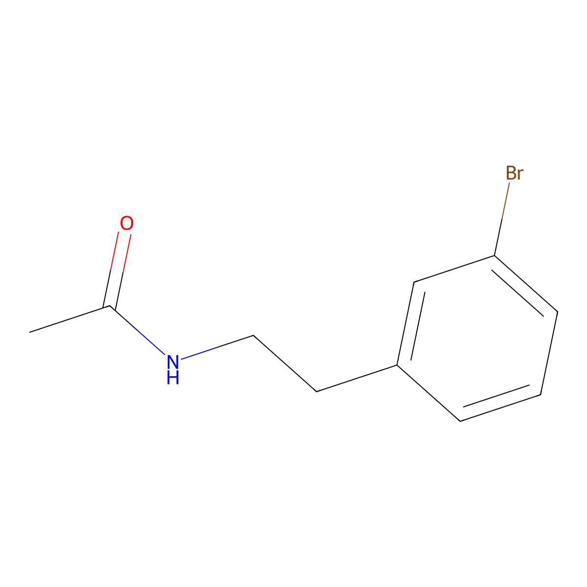 N-[2-(3-Bromo-phenyl)-ethyl]-acetamide molecular structure, CAS 501441-77-6