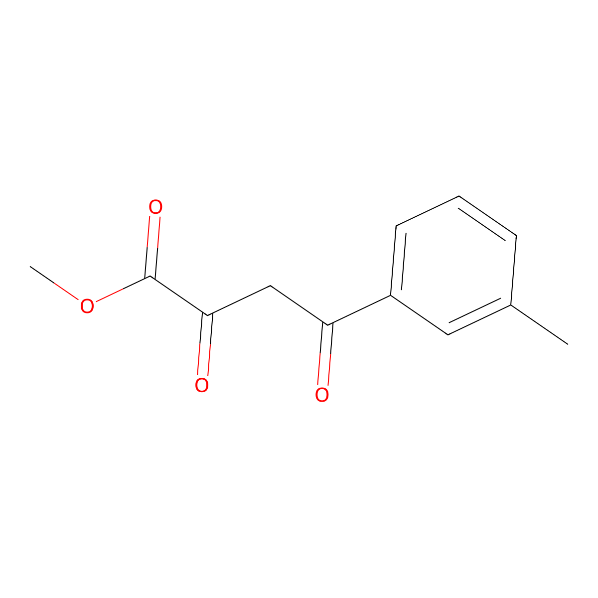 Methyl 3-methyl-a,g-dioxo-benzenebutanoate molecular structure, CAS 501653-38-9