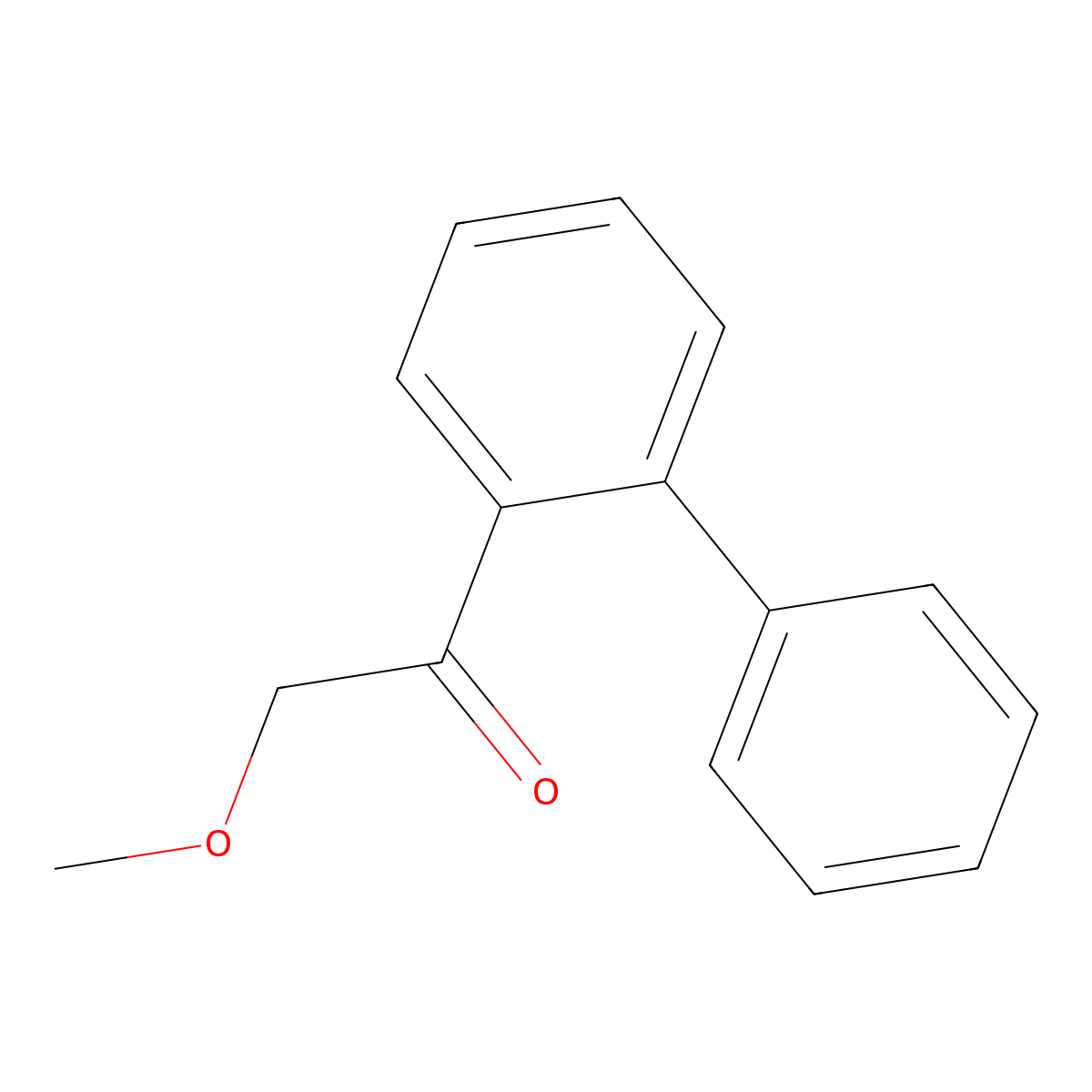 1-([1,1'-Biphenyl]-2-yl)-2-methoxyethanone molecular structure, CAS 501680-77-9
