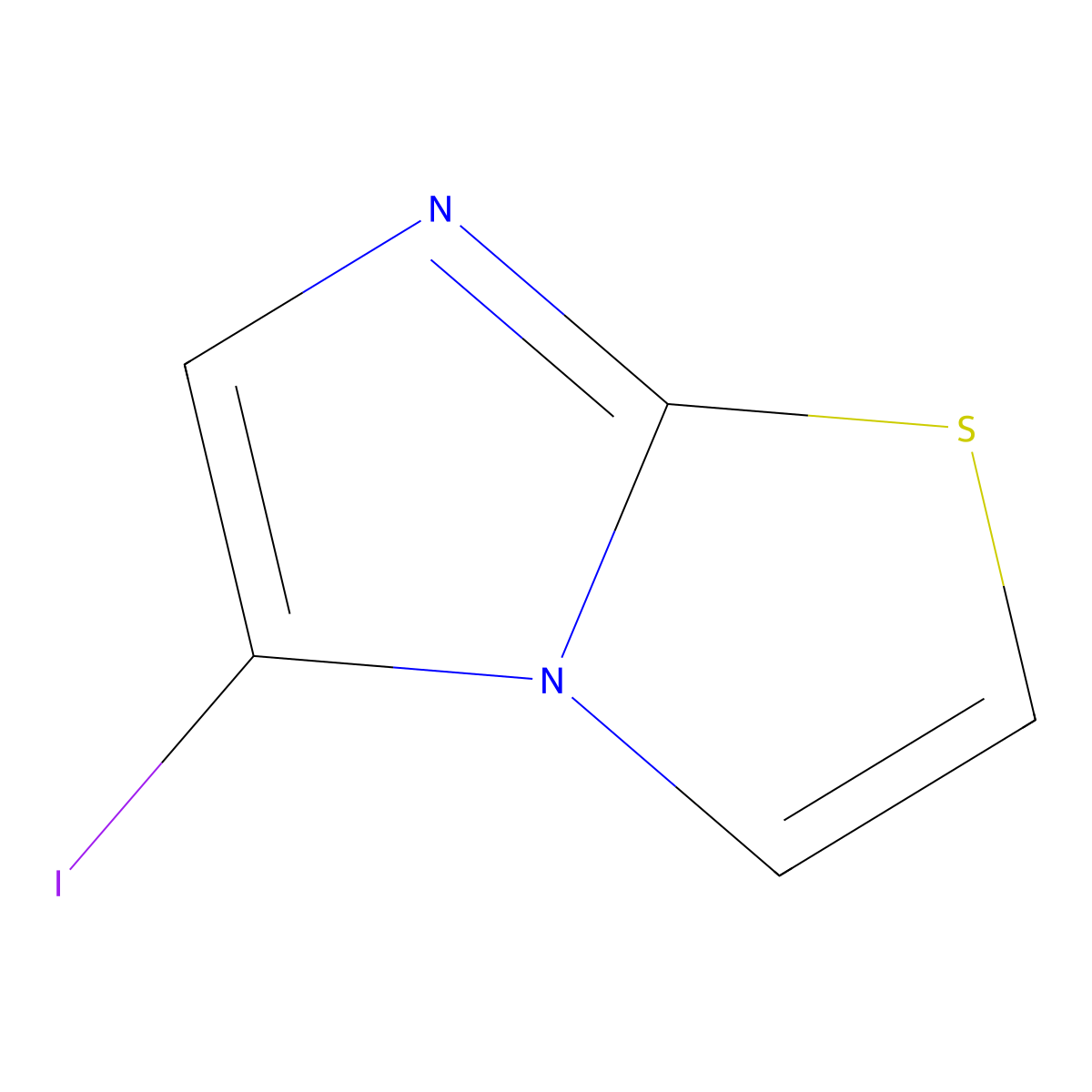 5-Iodoimidazo[2,1-b][1,3]thiazole molecular structure, CAS 501689-25-4