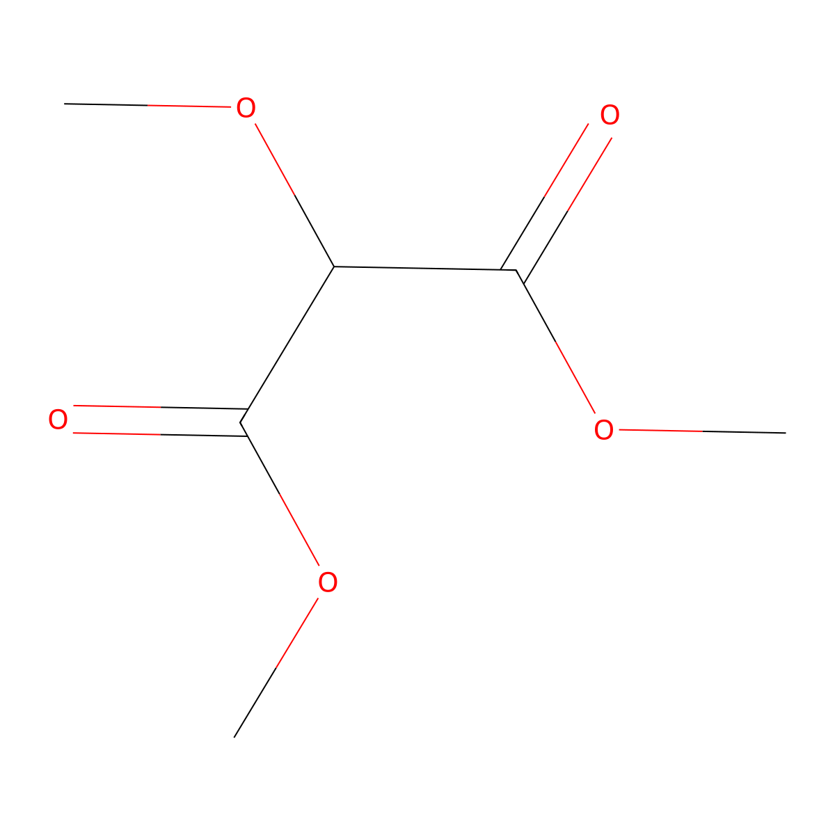 Dimethyl methoxymalonate molecular structure, CAS 5018-30-4