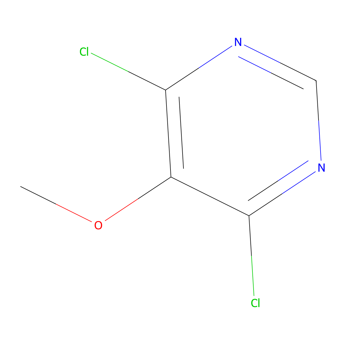 4,6-Dichloro-5-methoxypyrimidine molecular structure, CAS 5018-38-2