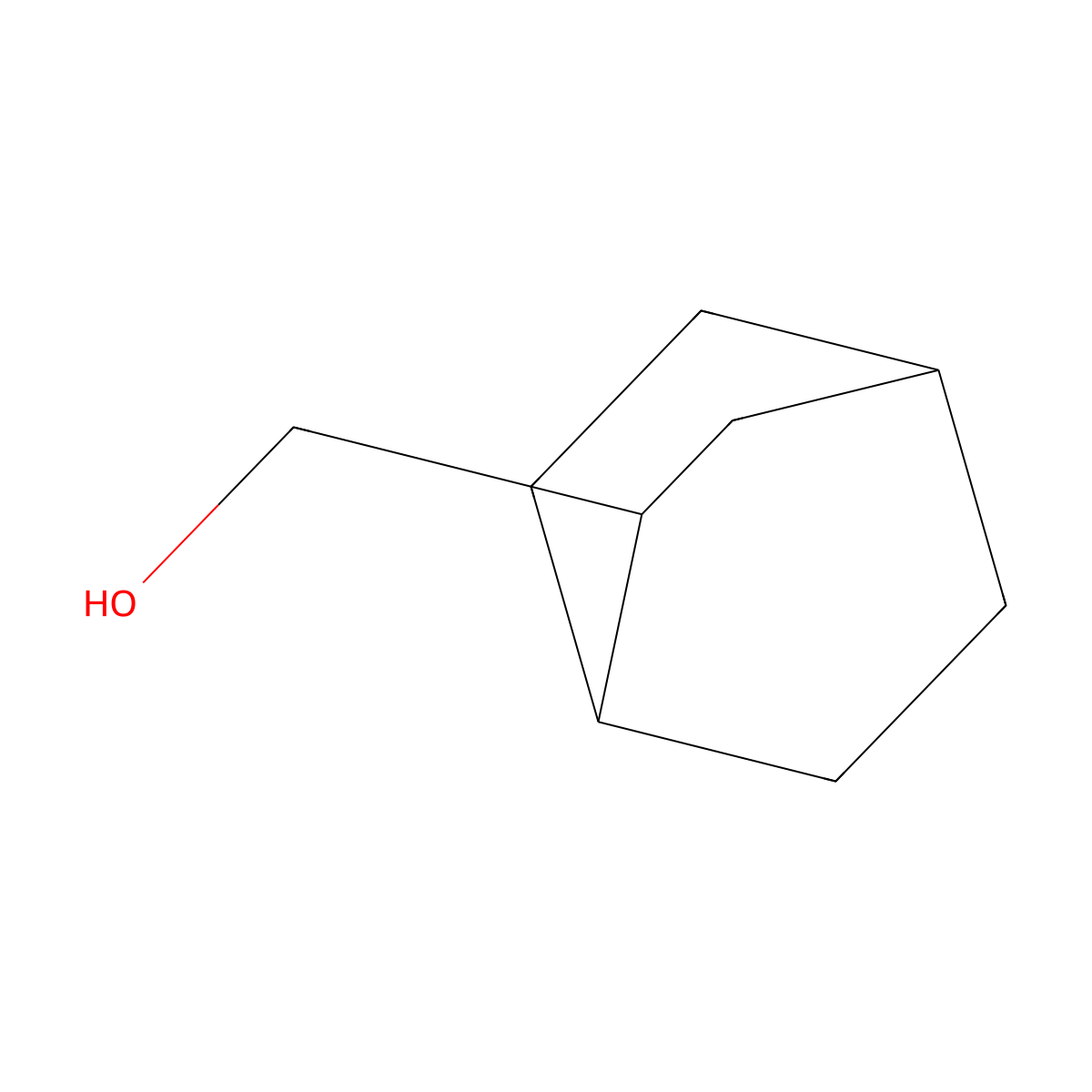 Bicyclo(2.2.2)octane-2-methanol molecular structure, CAS 5019-91-0
