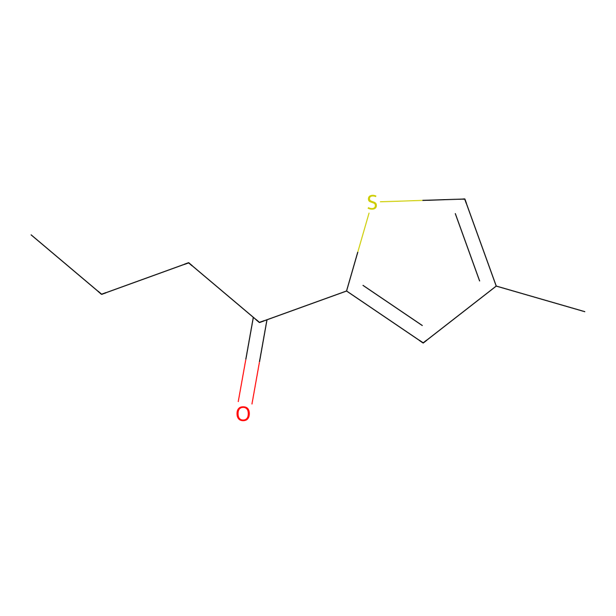 1-(4-Methylthiophen-2-yl)butan-1-one molecular structure, CAS 501942-16-1