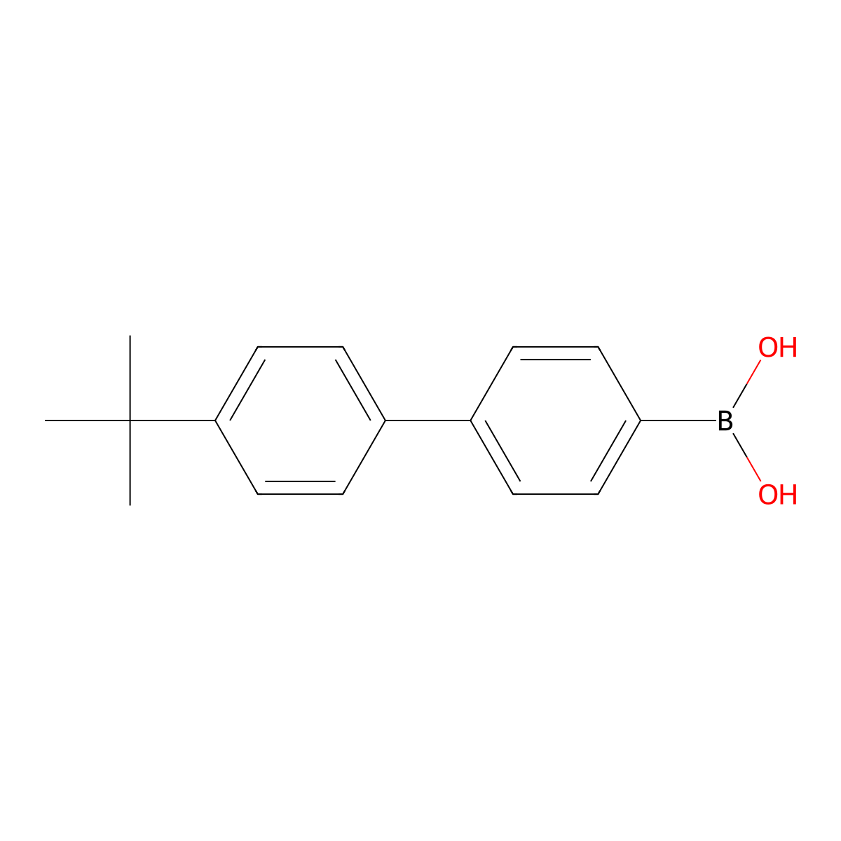 4-(4-Tert-butylphenyl)phenylboronic acid molecular structure, CAS 501944-49-6