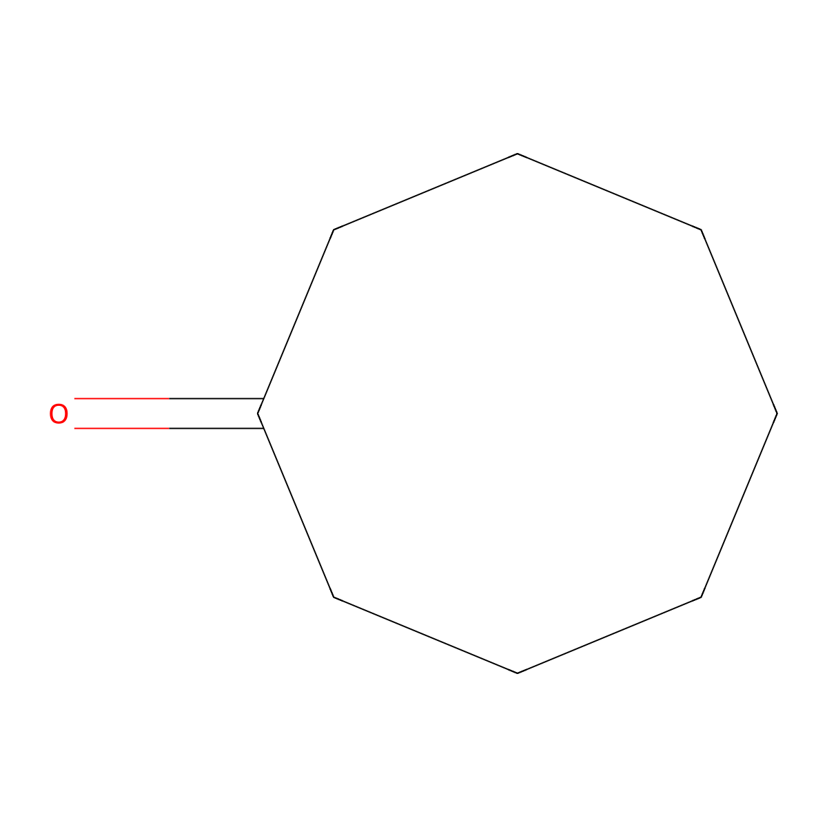 Cyclooctanone molecular structure, CAS 502-49-8