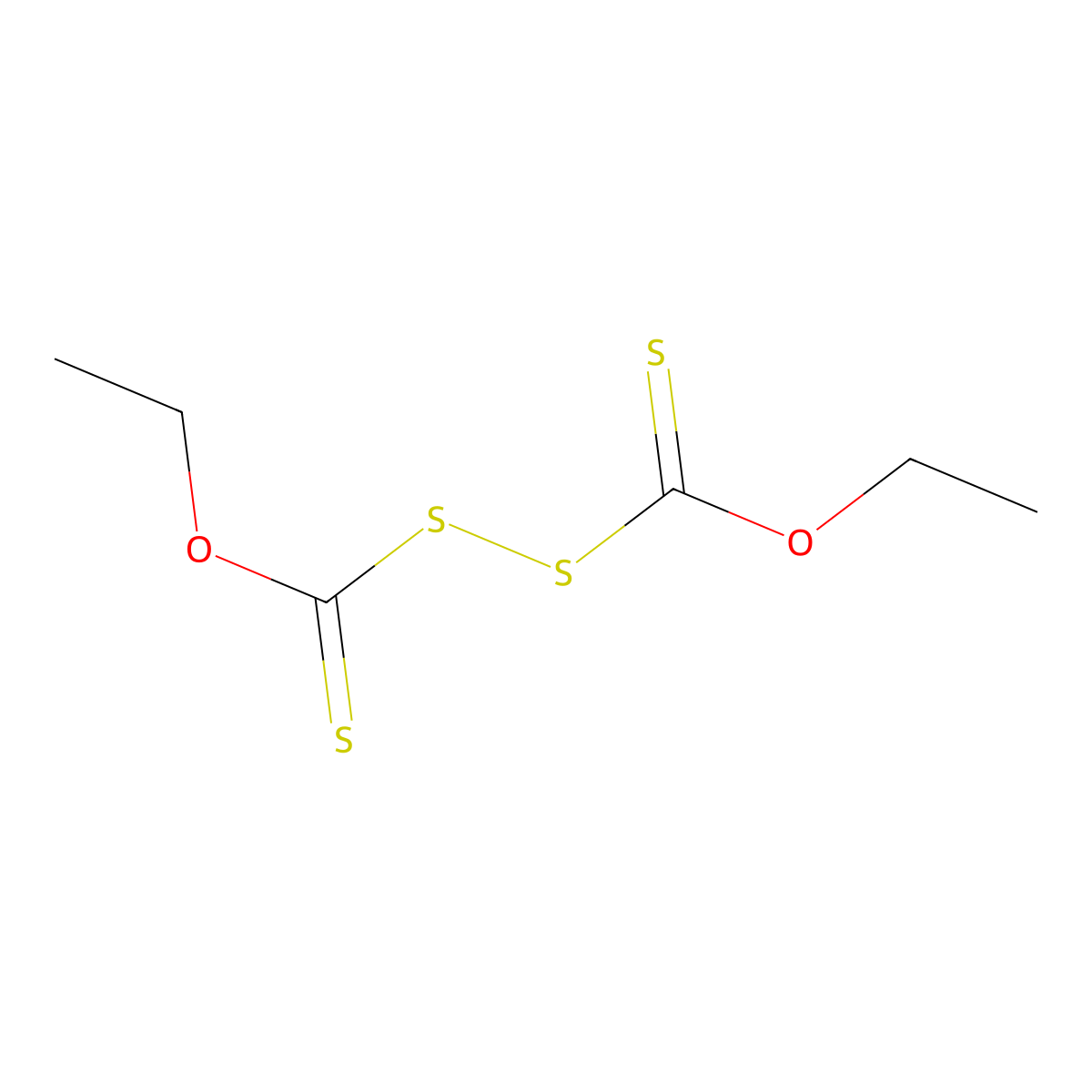 Dixanthogen molecular structure, CAS 502-55-6