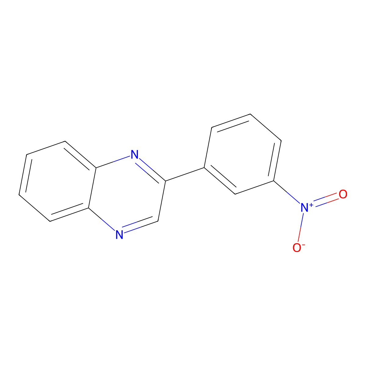 2-(3-Nitrophenyl)quinoxaline molecular structure, CAS 5021-44-3