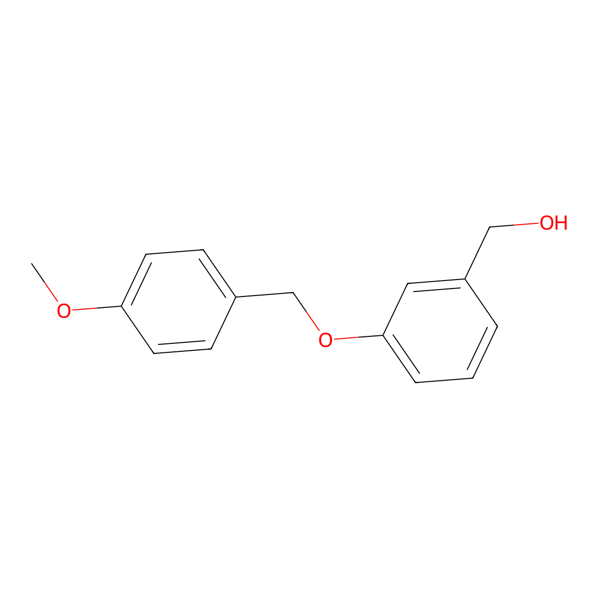 (3-((4-Methoxybenzyl)oxy)phenyl)methanol molecular structure, CAS 502147-80-0