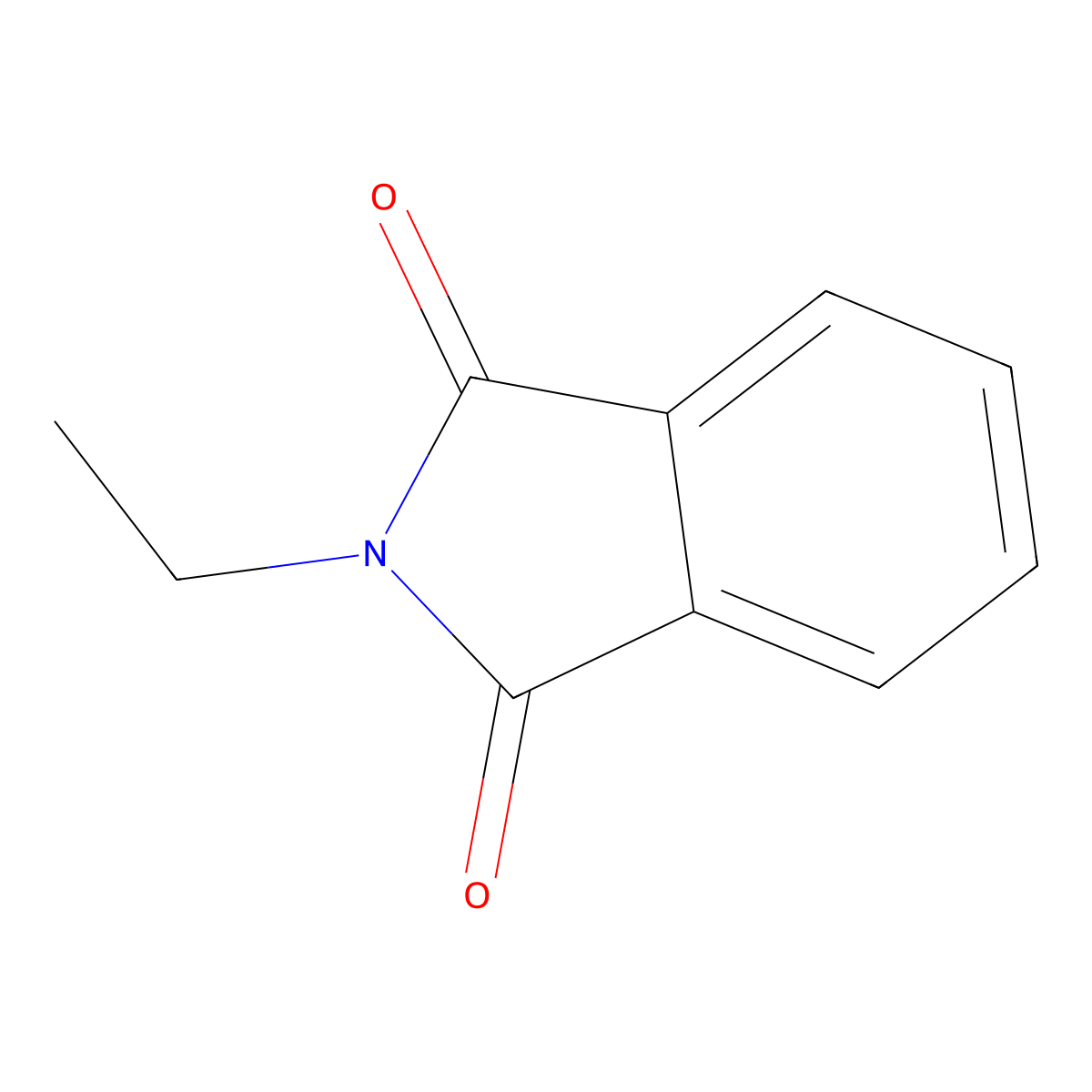 N-Ethylphthalimide molecular structure, CAS 5022-29-7