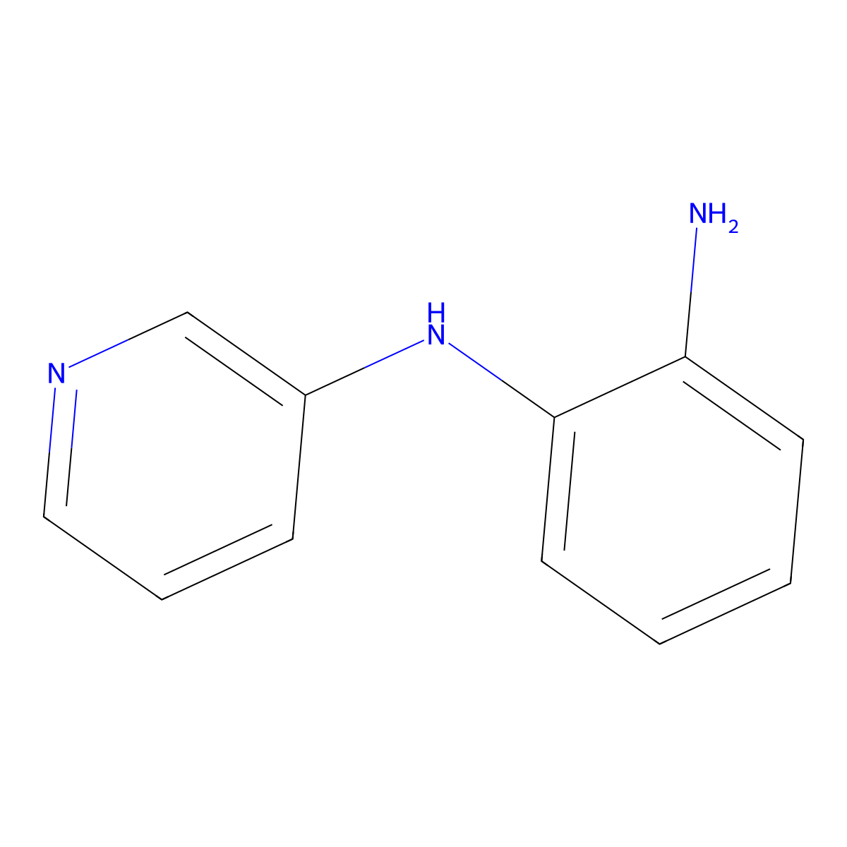 N-(3-pyridyl)-o-phenylenediamine molecular structure, CAS 5024-66-8