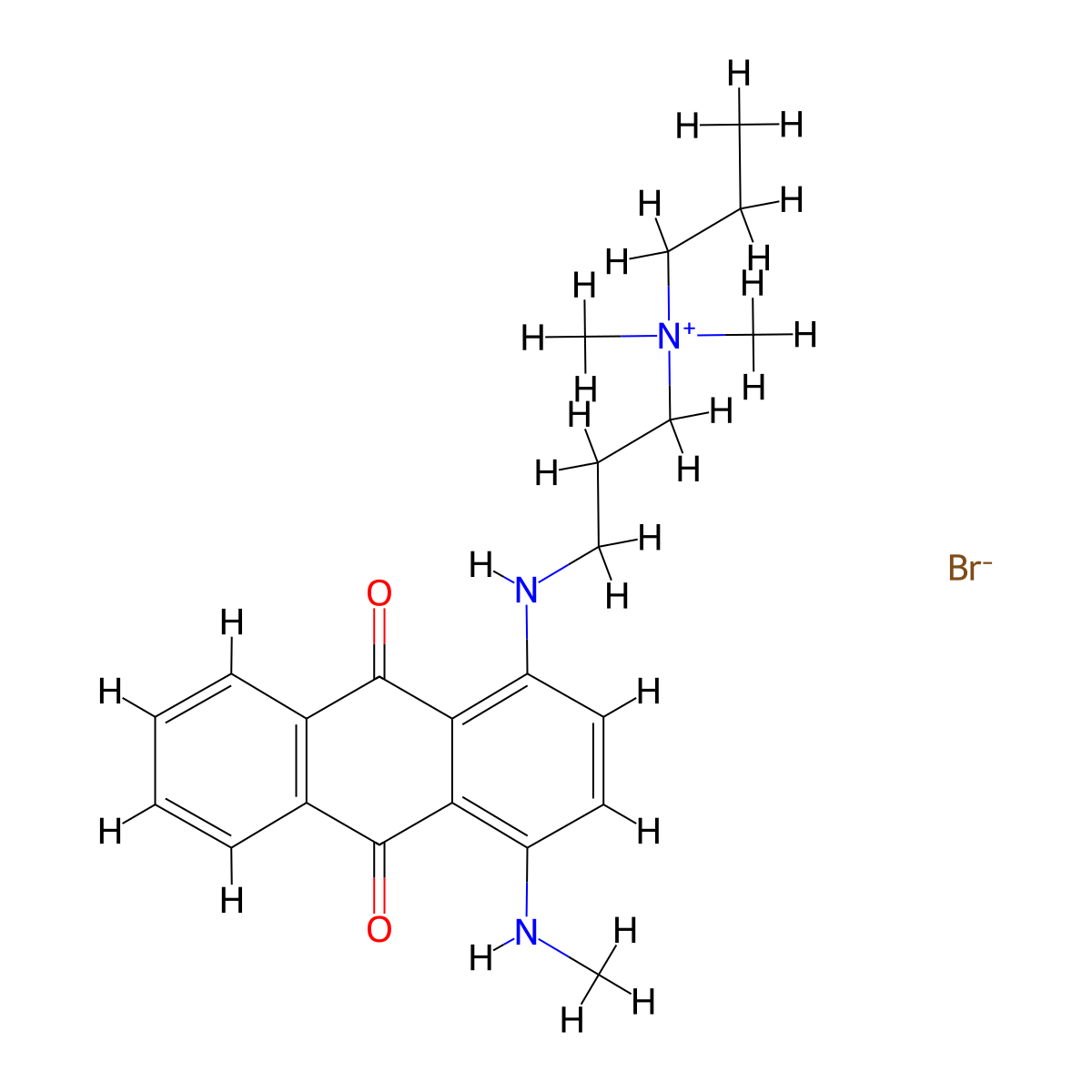 HC Blue no.16 molecular structure, CAS 502453-61-4
