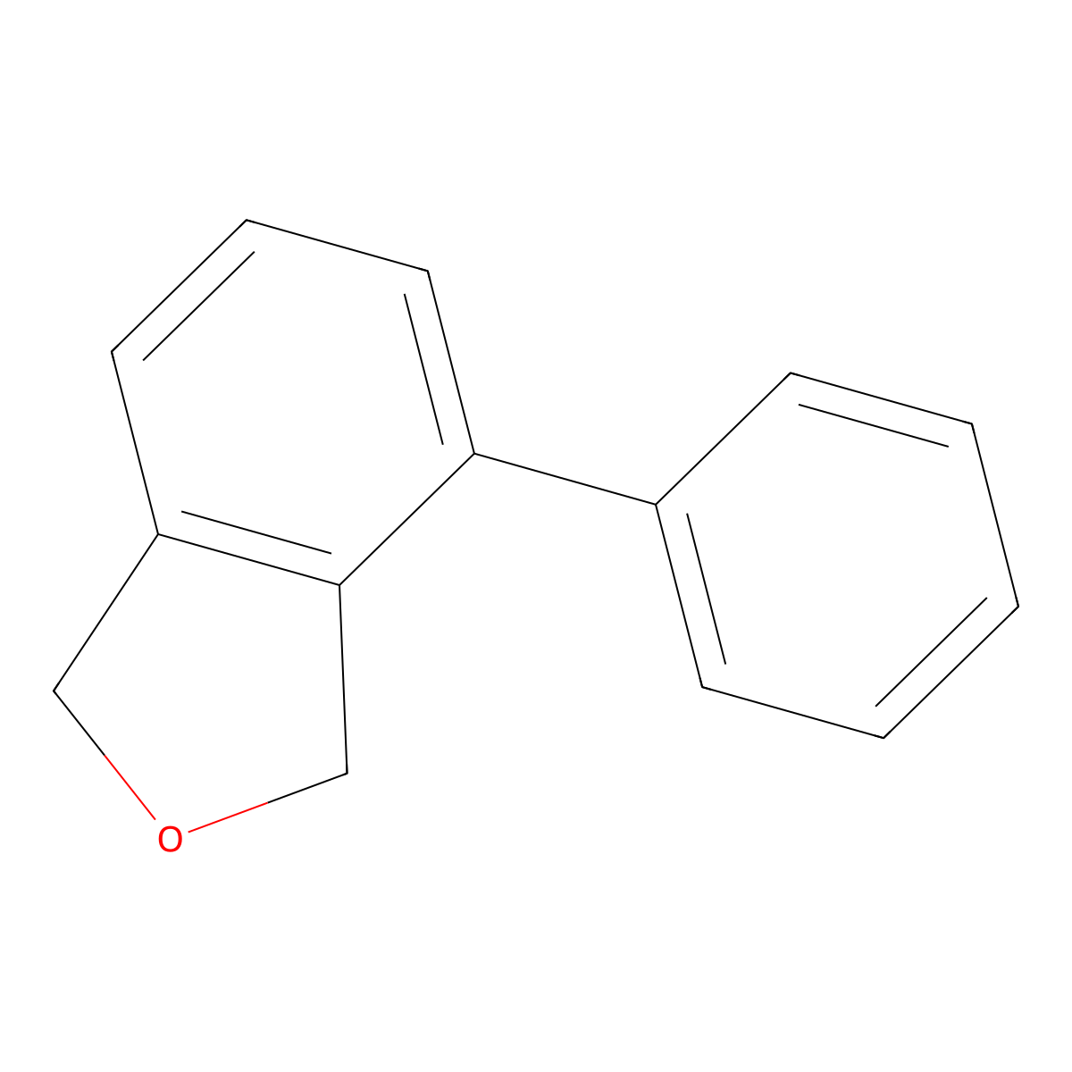 Isobenzofuran, 1,3-dihydro-4-phenyl- molecular structure, CAS 502483-86-5