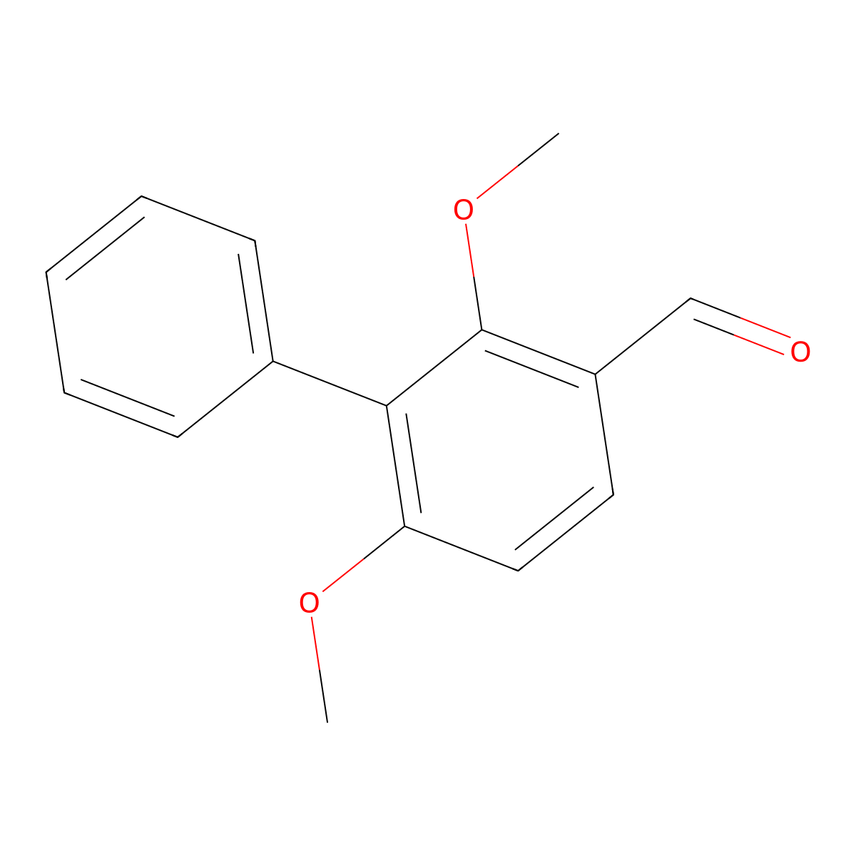 2,4-Dimethoxy-3-phenylbenzaldehyde molecular structure, CAS 502483-91-2