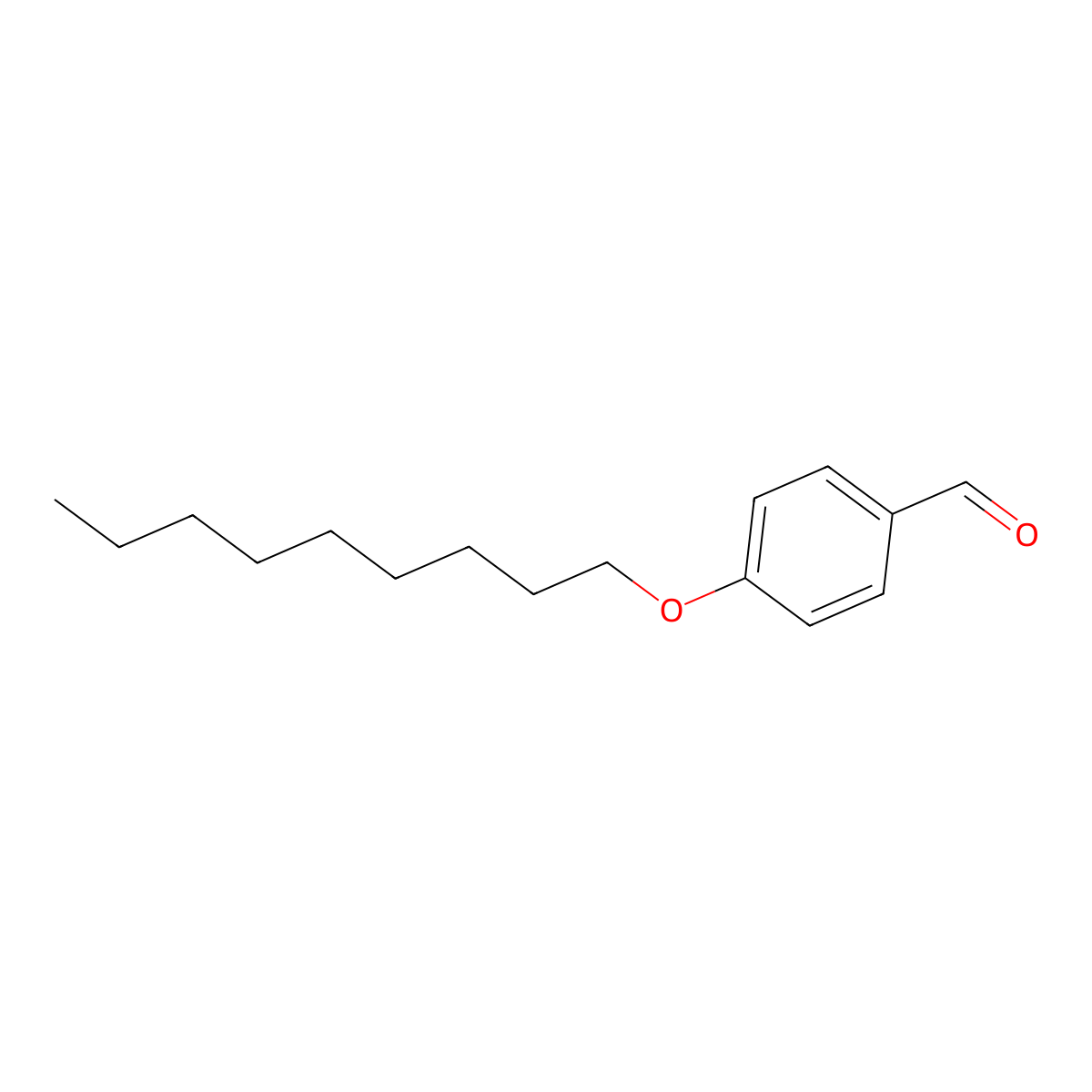p-Nonyloxybenzaldehyde molecular structure, CAS 50262-46-9