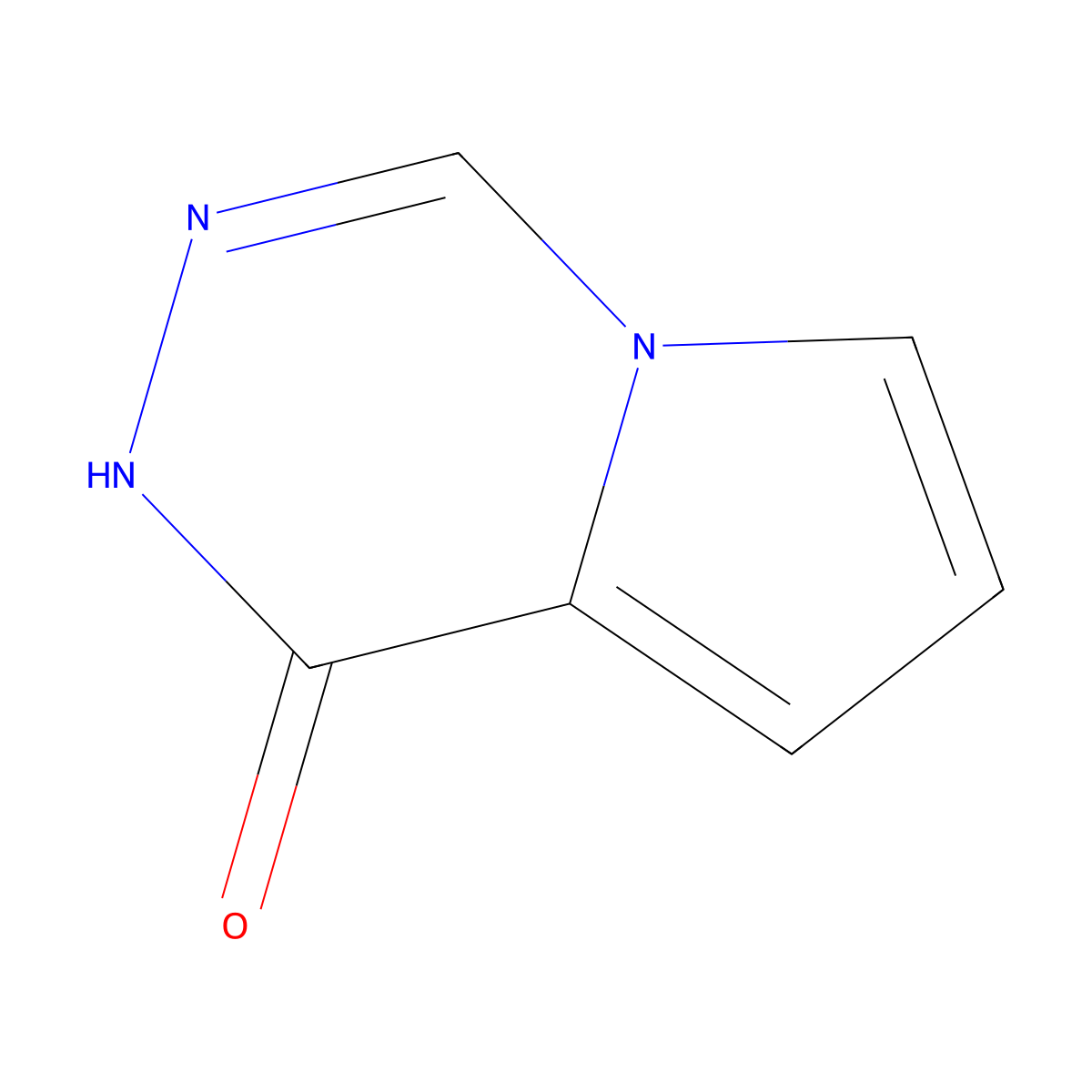 1H,2H-pyrrolo[1,2-d][1,2,4]triazin-1-one molecular structure, CAS 50269-86-8