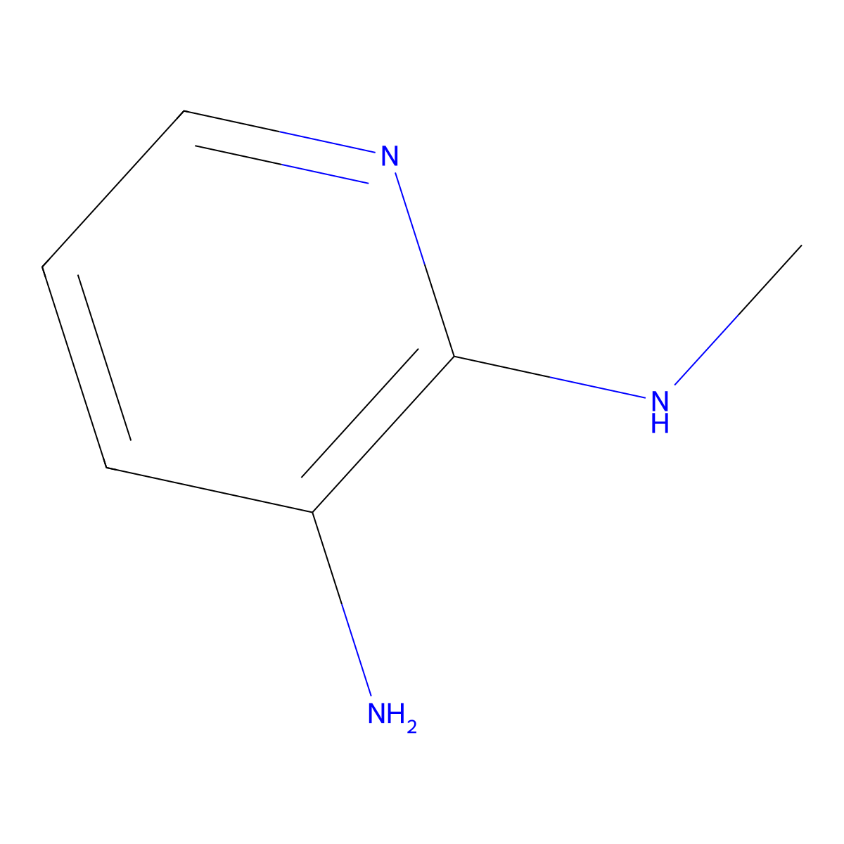 2-N-methylpyridine-2,3-diamine molecular structure, CAS 5028-20-6