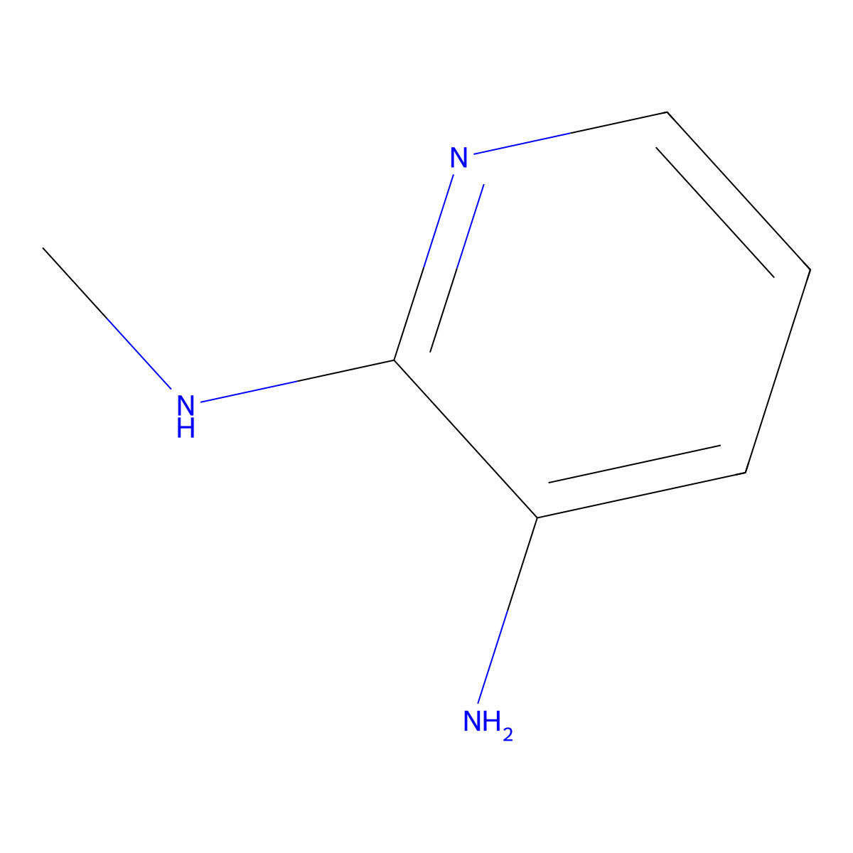 2-N-methylpyridine-2,3-diamine molecular structure, CAS 5028-20-6
