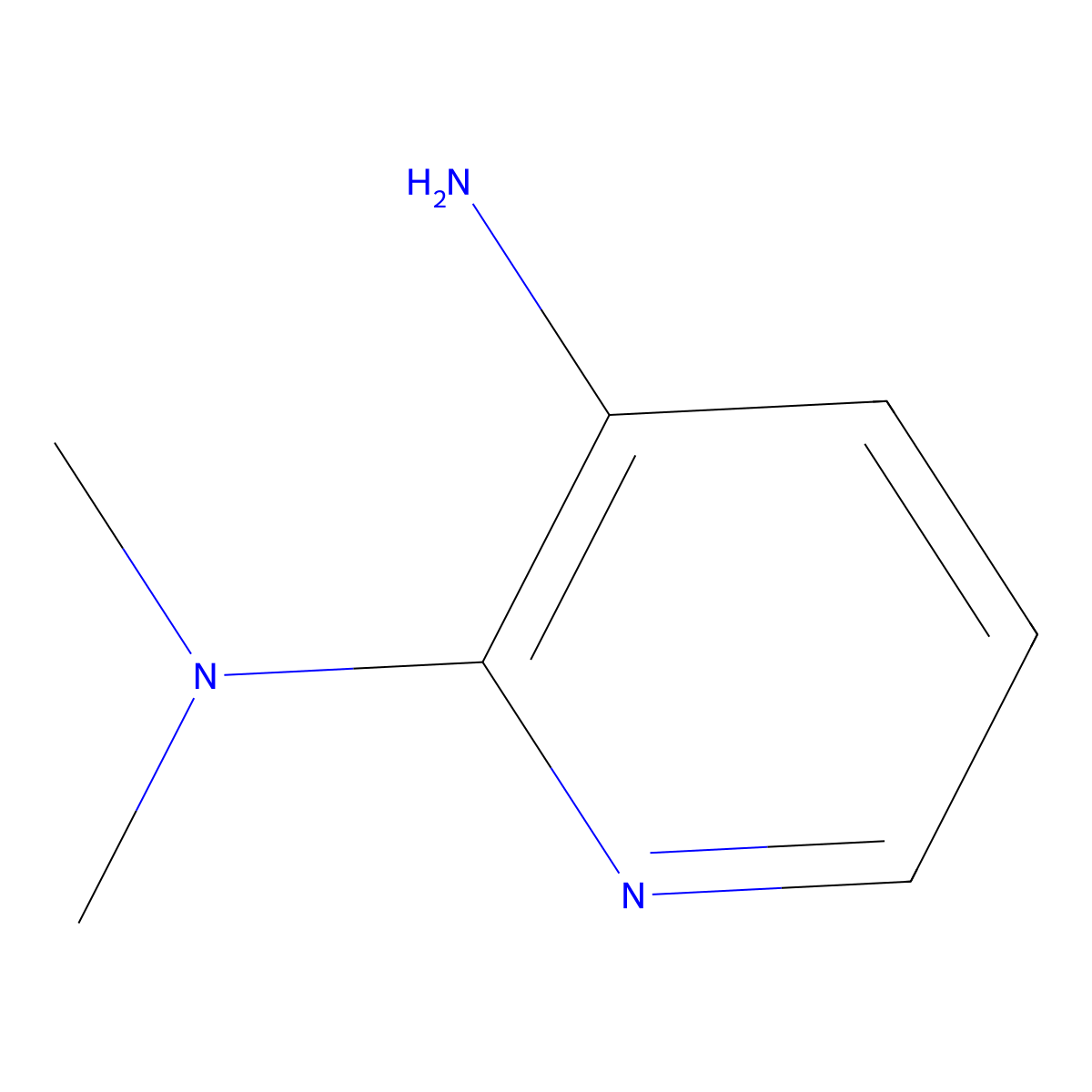 N2,N2-Dimethyl-2,3-pyridinediamine molecular structure, CAS 5028-25-1