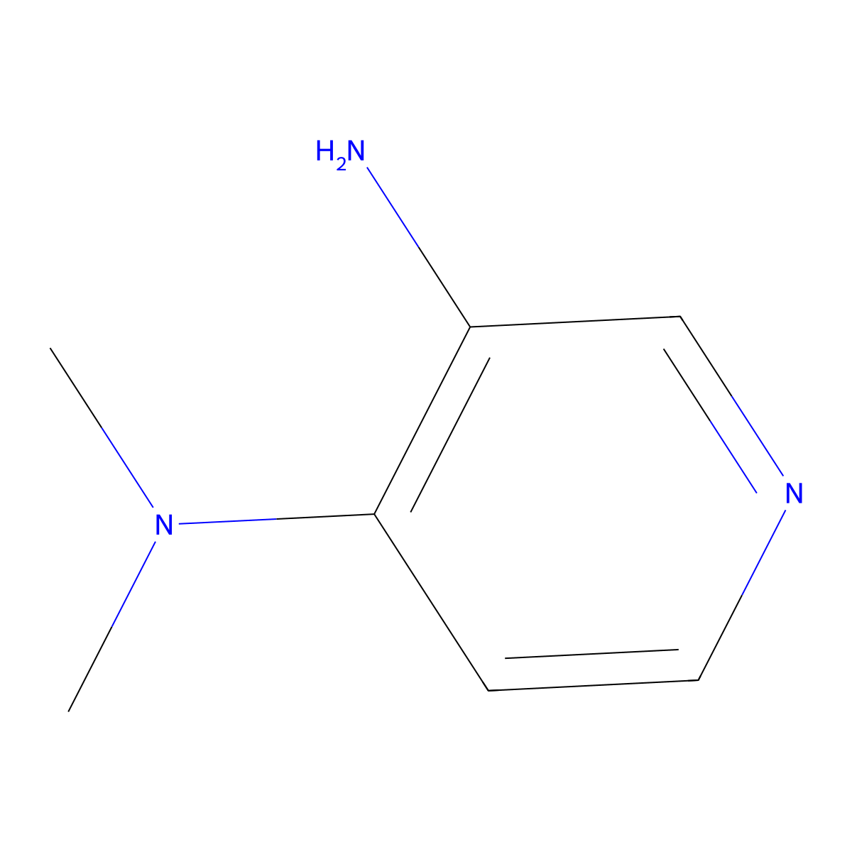 4-N,4-N-dimethylpyridine-3,4-diamine molecular structure, CAS 5028-28-4