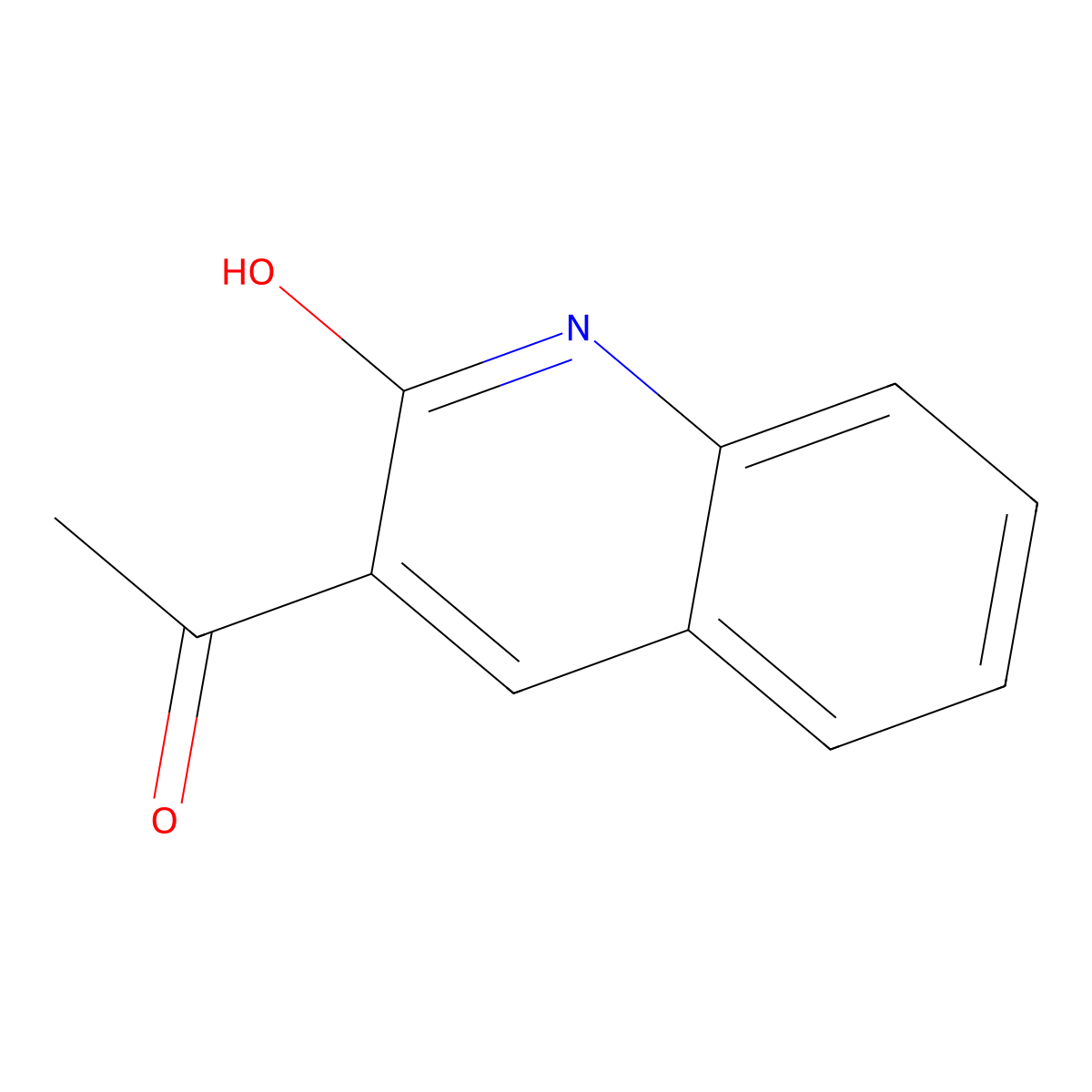 3-acetyl-1H-quinolin-2-one molecular structure, CAS 50290-20-5