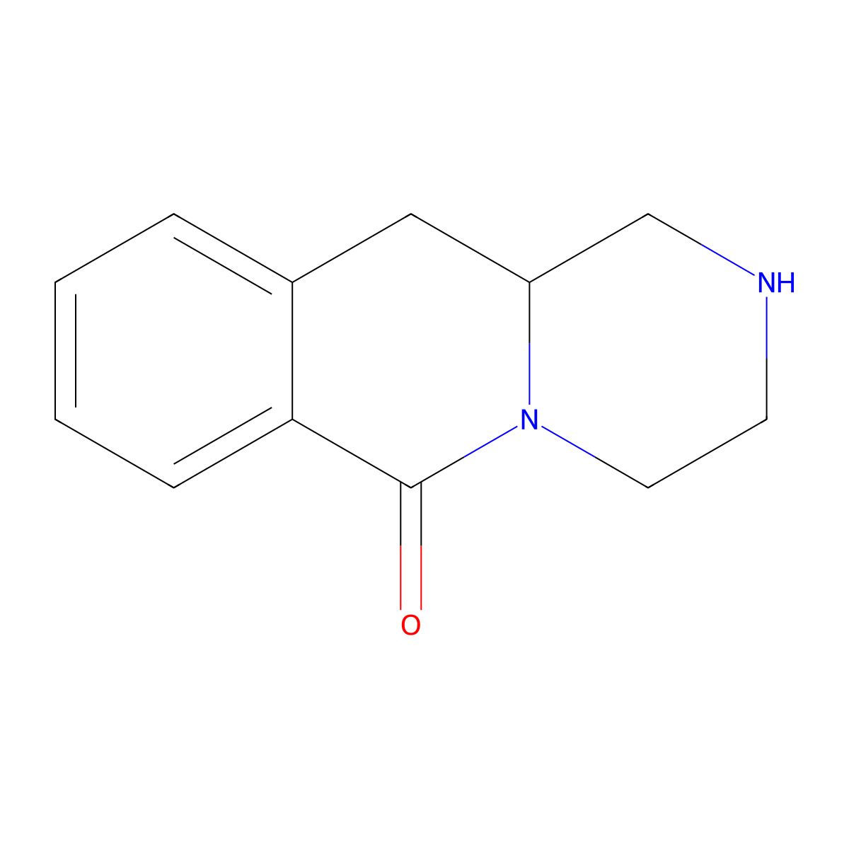 1,2,3,4,11,11a-Hexahydro-6H-pyrazino[1,2-b]isoquinolin-6-one molecular structure, CAS 50290-84-1