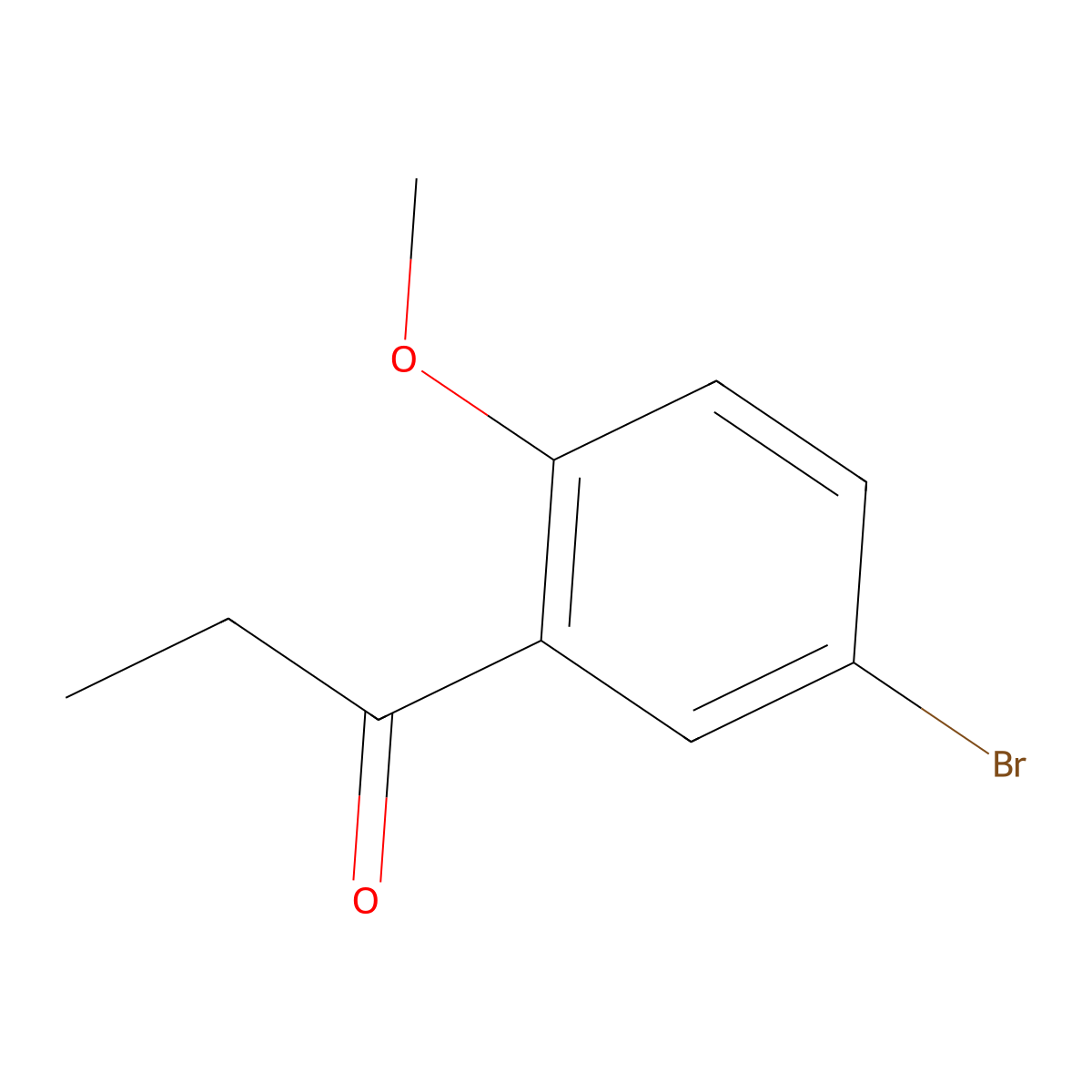 1-(5-Bromo-2-methoxyphenyl)propan-1-one molecular structure, CAS 502924-41-6